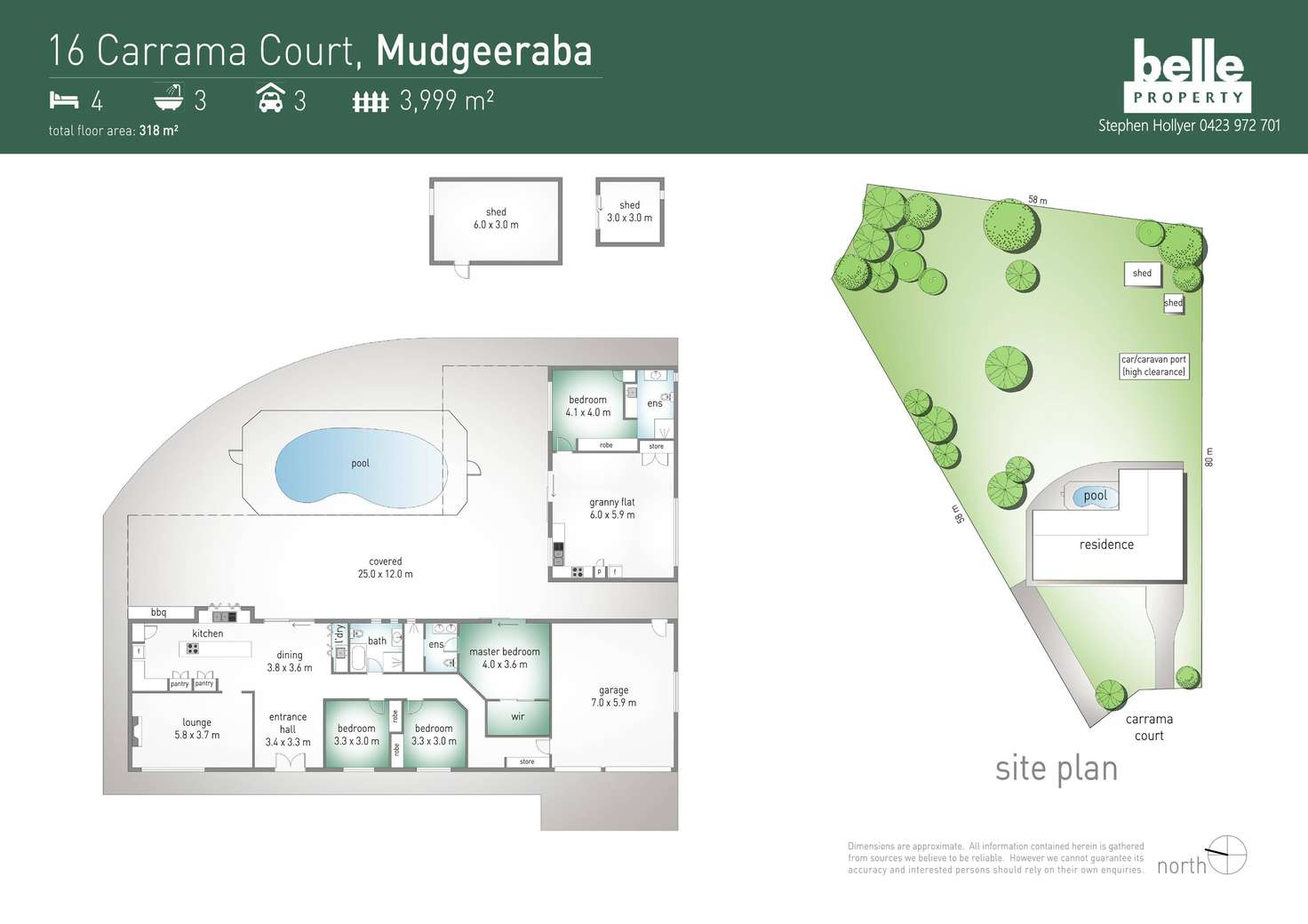 Floorplan of Homely house listing, 16 Carrama Court, Mudgeeraba QLD 4213