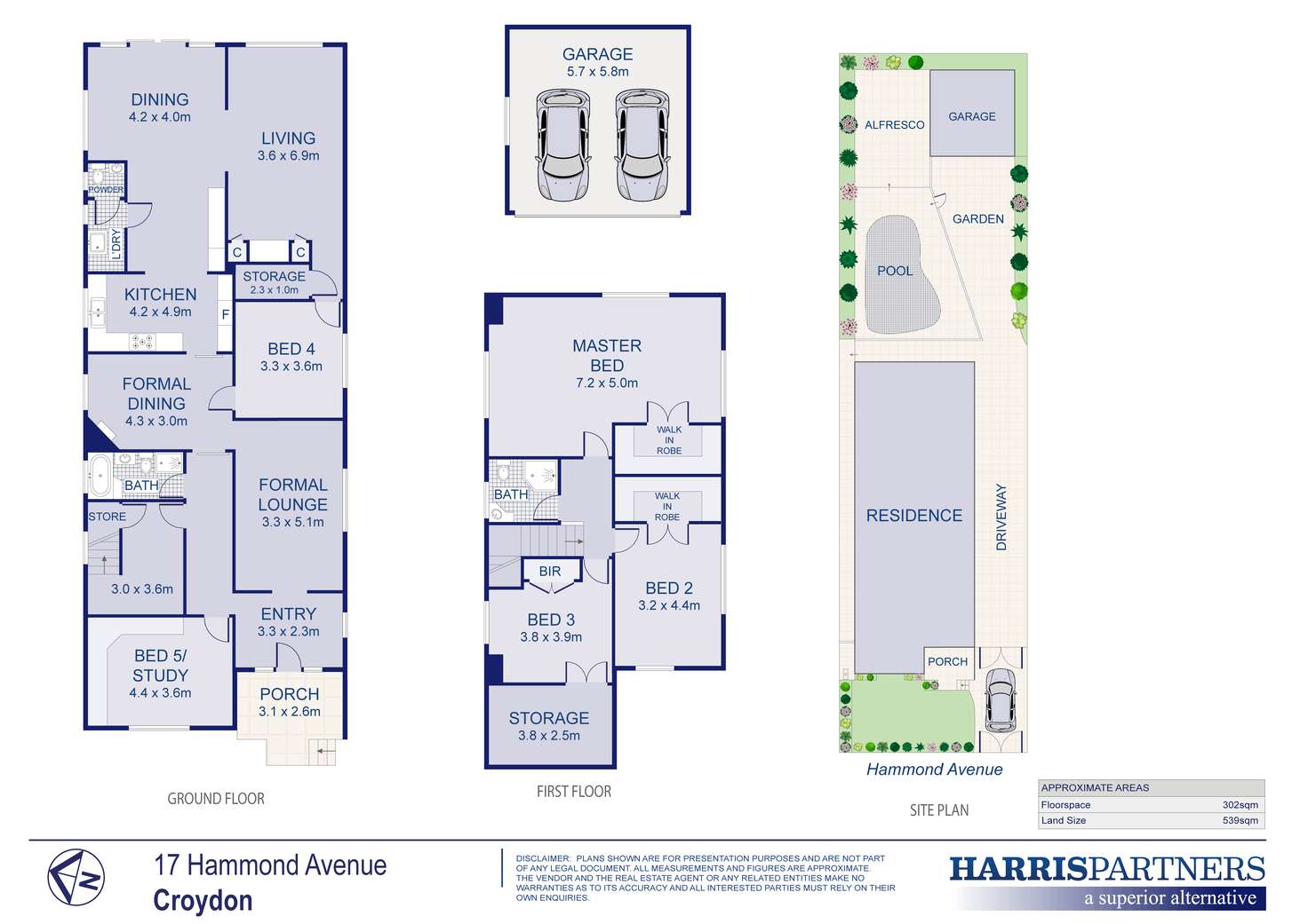 Floorplan of Homely house listing, 17 Hammond Avenue, Croydon NSW 2132