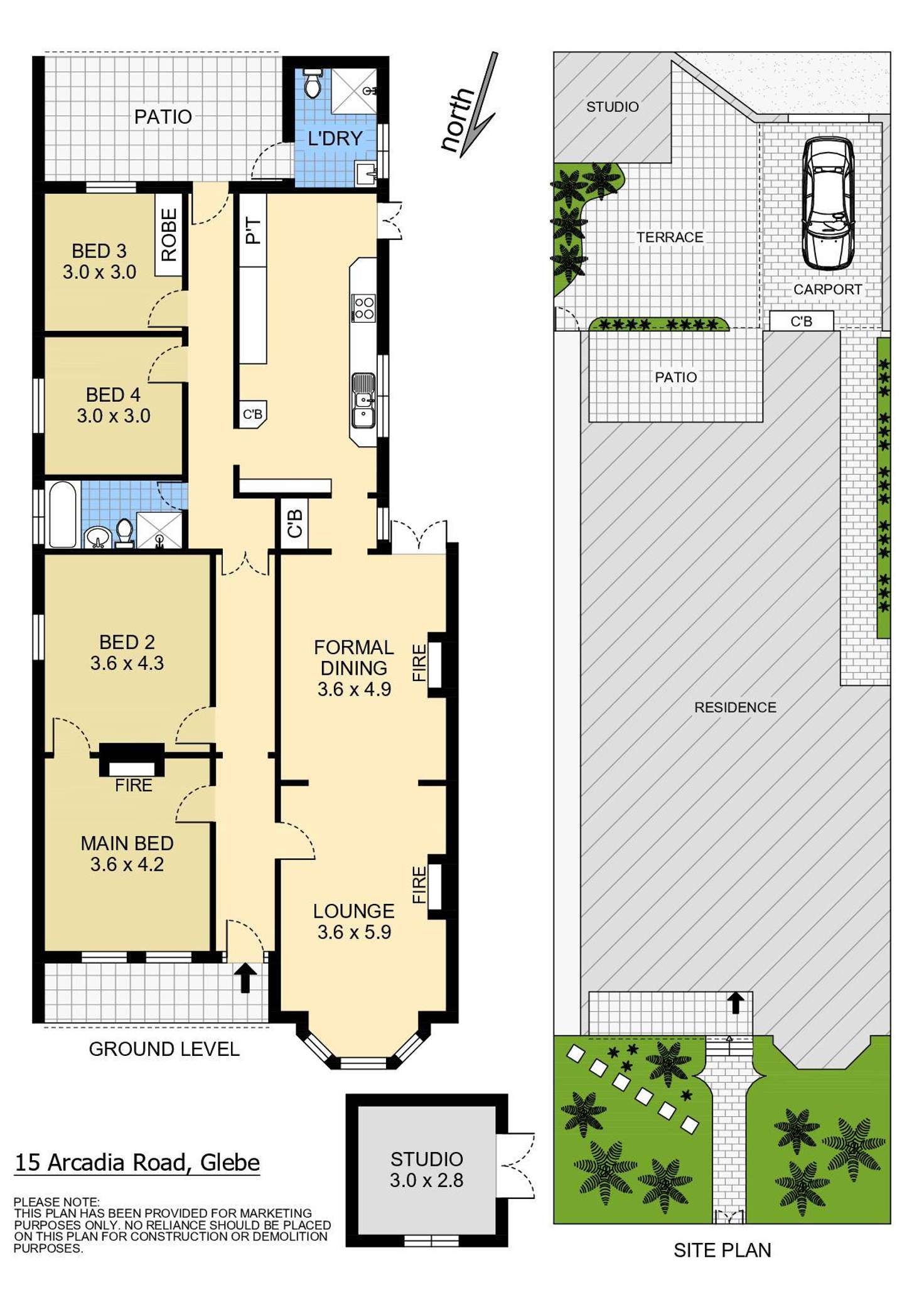 Floorplan of Homely house listing, 15 Arcadia Road, Glebe NSW 2037