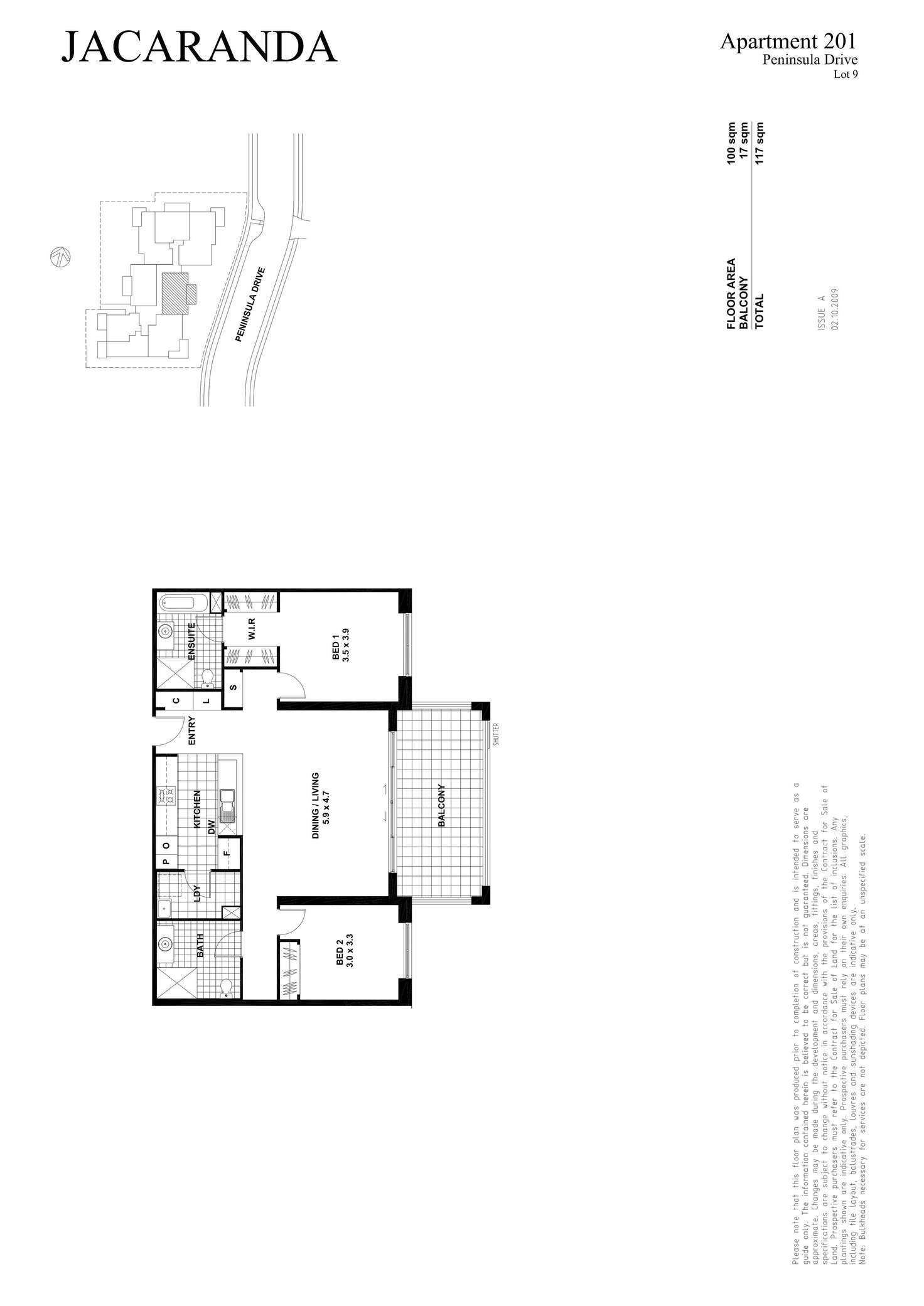 Floorplan of Homely apartment listing, 201/10 Peninsula Drive, Breakfast Point NSW 2137