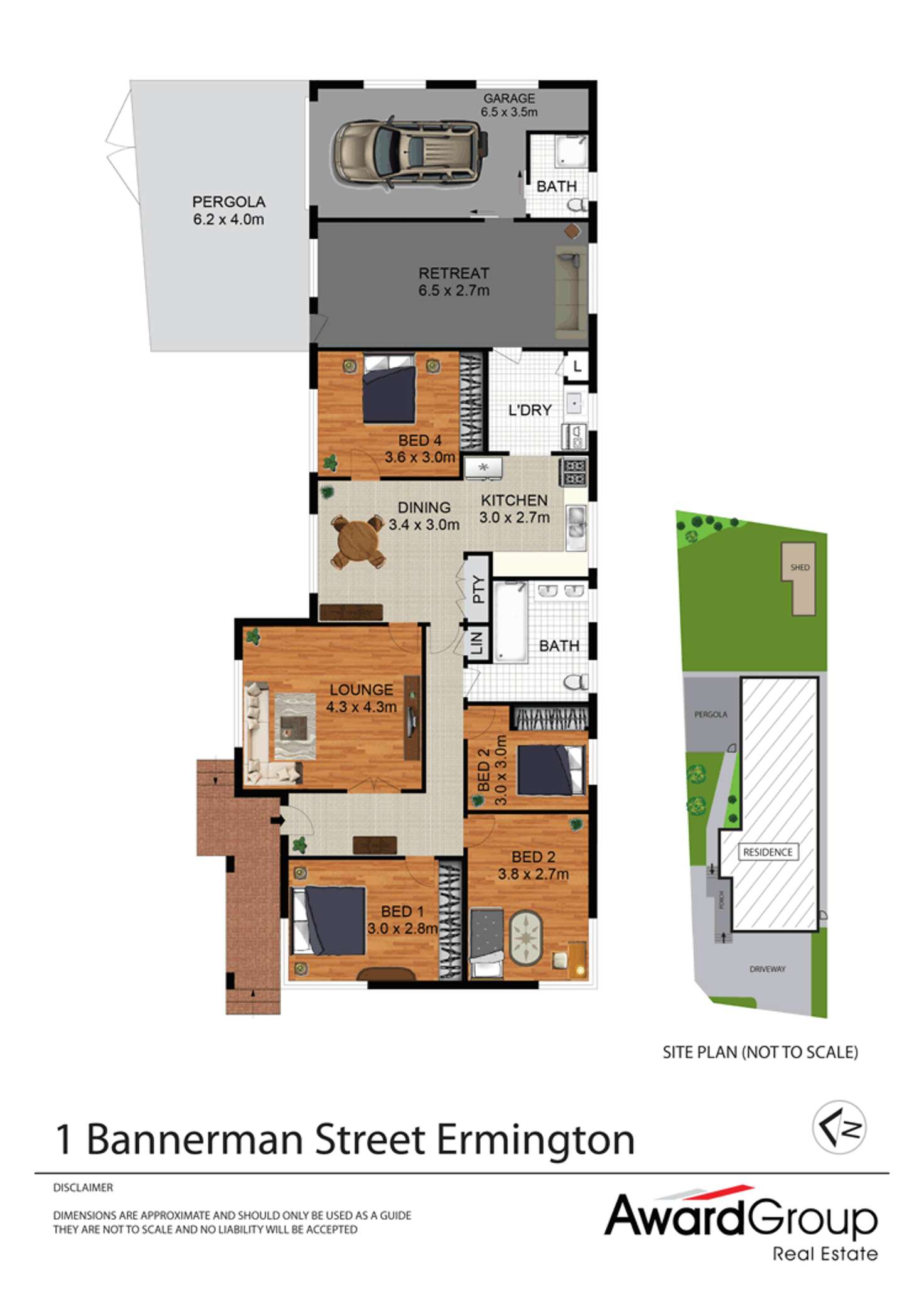 Floorplan of Homely house listing, 1 Bannerman Street, Ermington NSW 2115