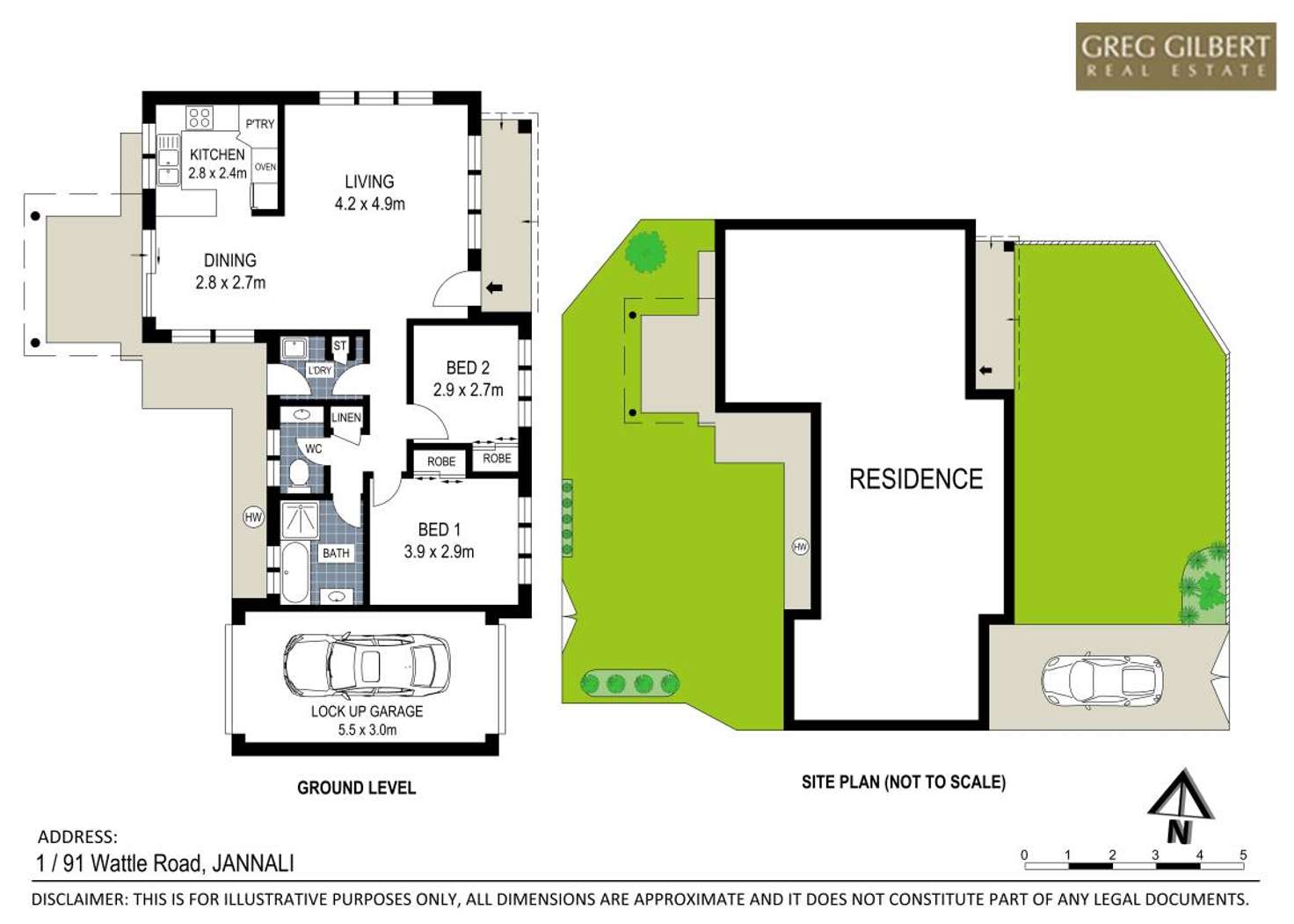 Floorplan of Homely villa listing, 1/91-95 Wattle Road, Jannali NSW 2226