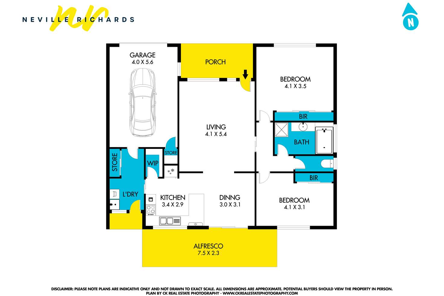 Floorplan of Homely unit listing, 2/128 Barrands Lane, Drysdale VIC 3222