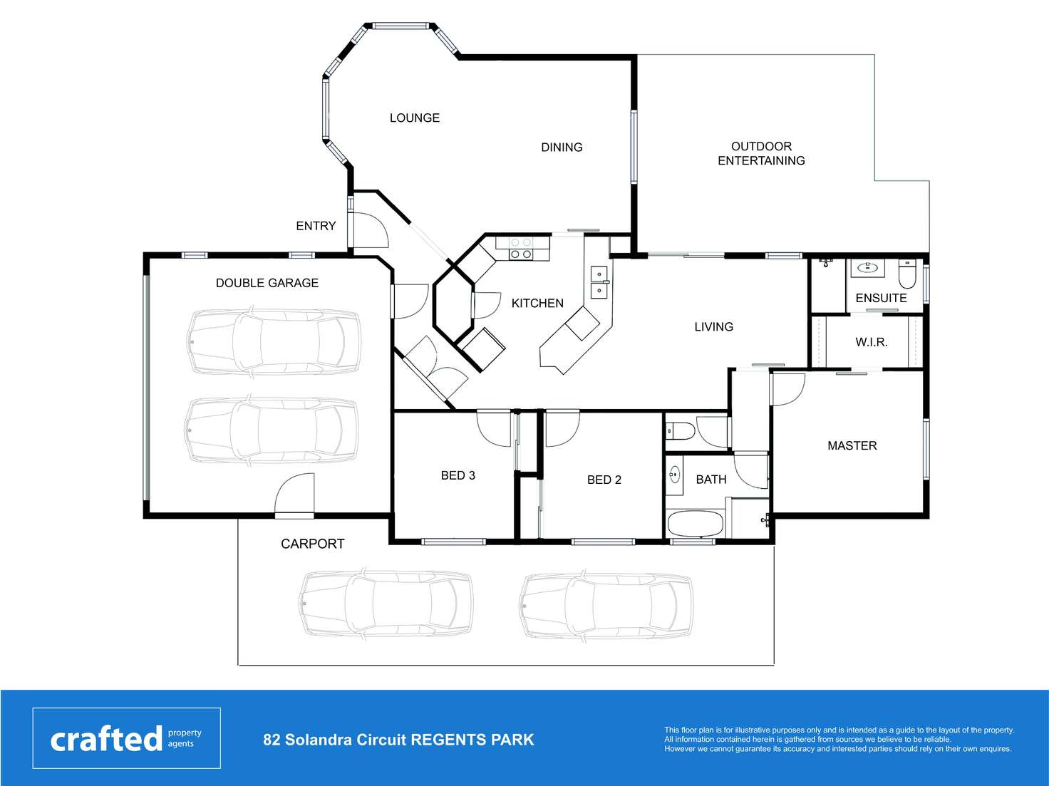 Floorplan of Homely house listing, 82 Solandra Circuit, Regents Park QLD 4118