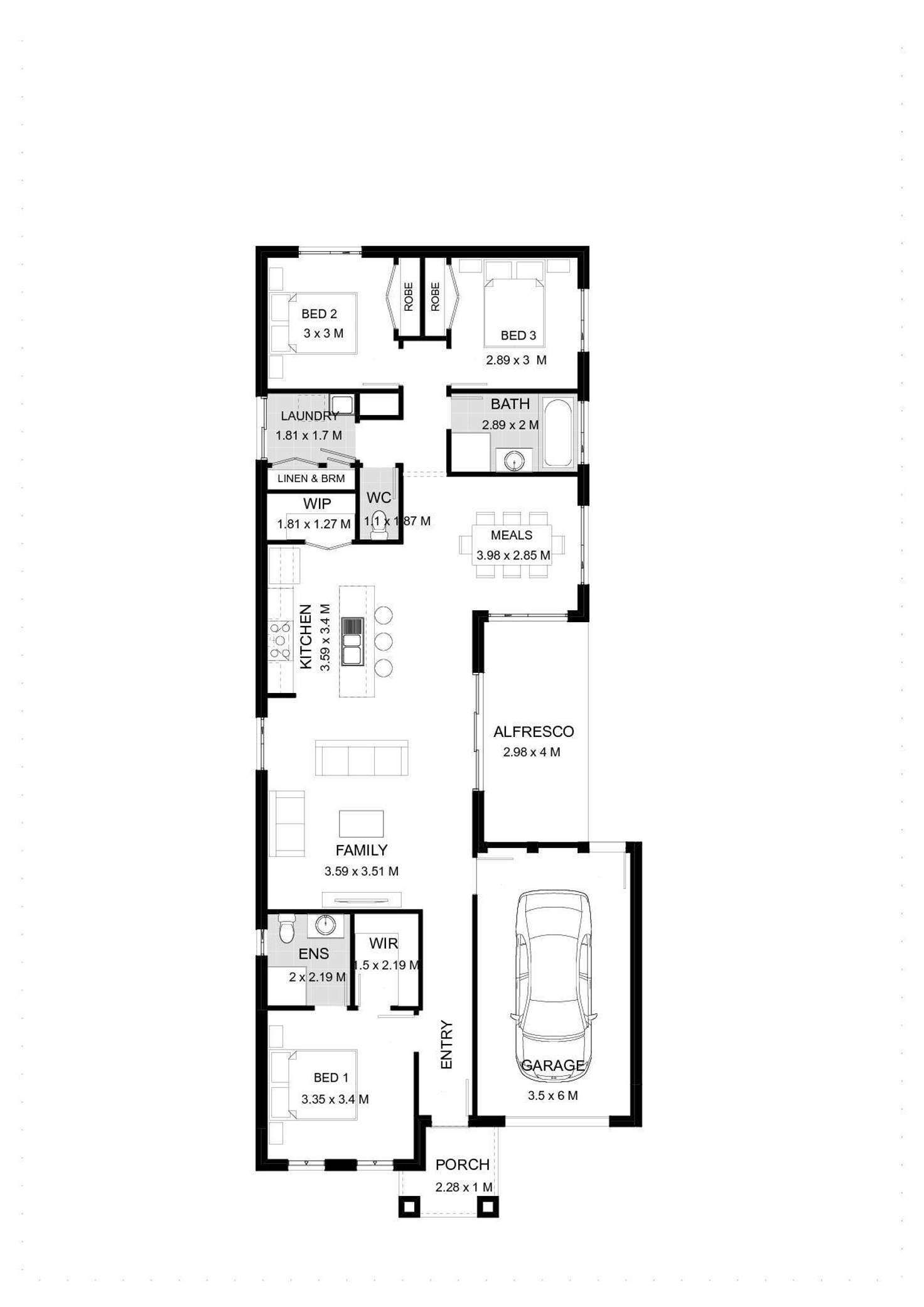 Floorplan of Homely unit listing, 5/1 Wilkie Street, Castlemaine VIC 3450