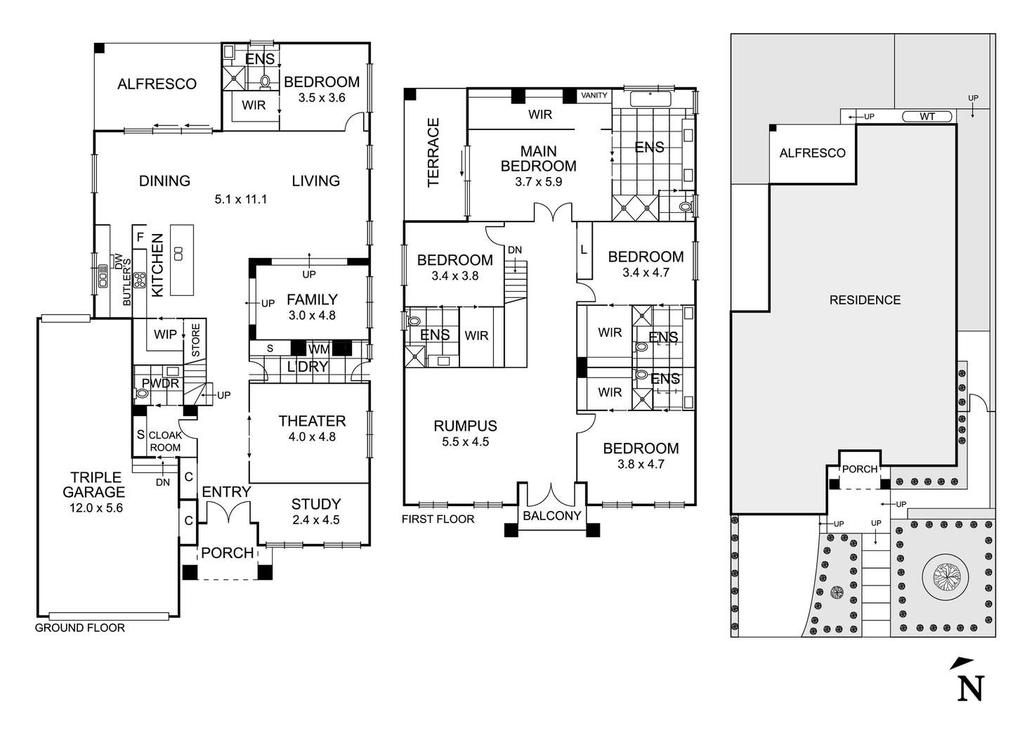 Floorplan of Homely house listing, 44 Heathfield Rise, Box Hill North VIC 3129