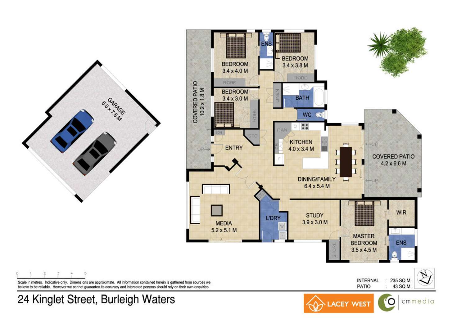 Floorplan of Homely house listing, 24 Kinglet Street, Burleigh Waters QLD 4220