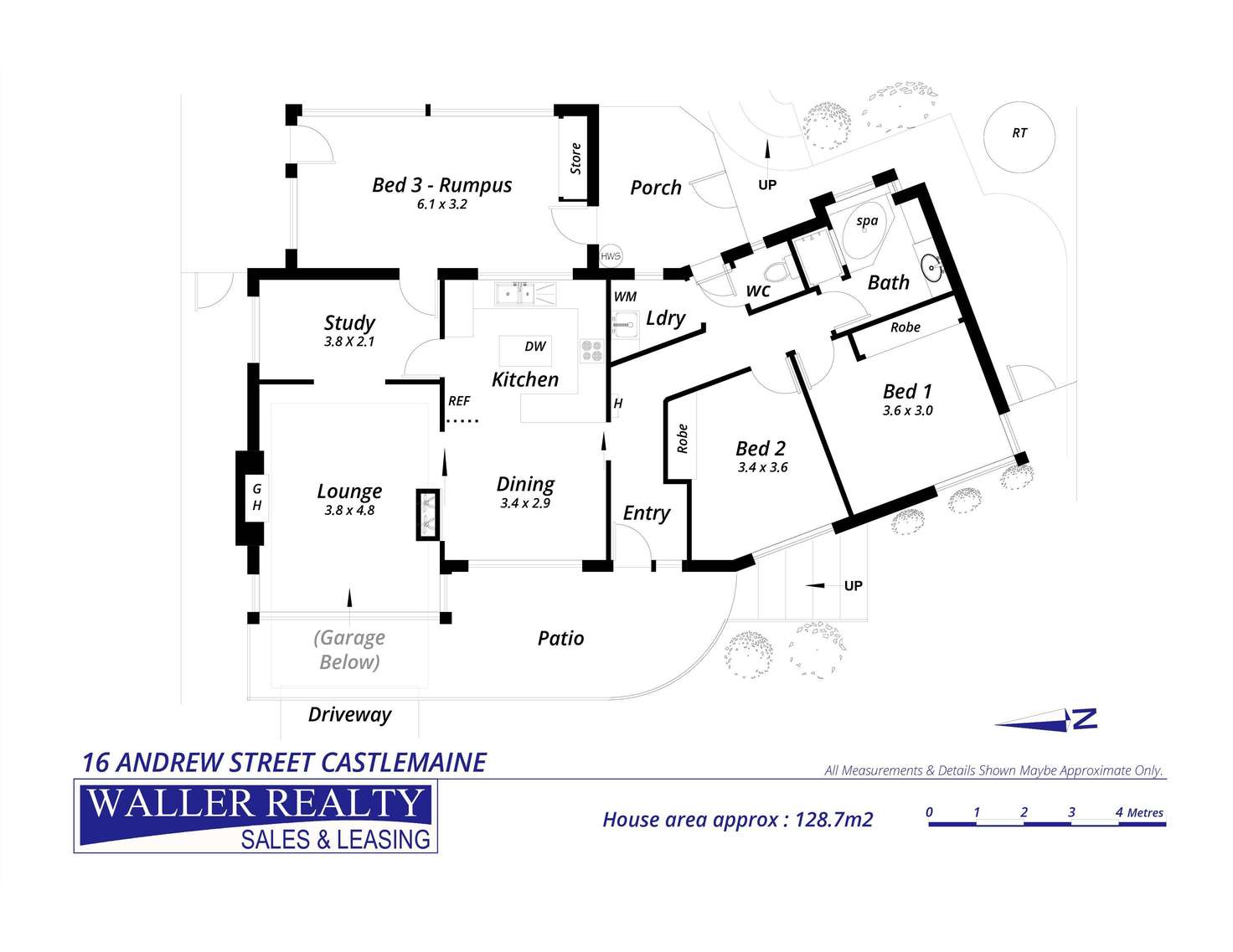 Floorplan of Homely house listing, 16 Andrew Street, Castlemaine VIC 3450