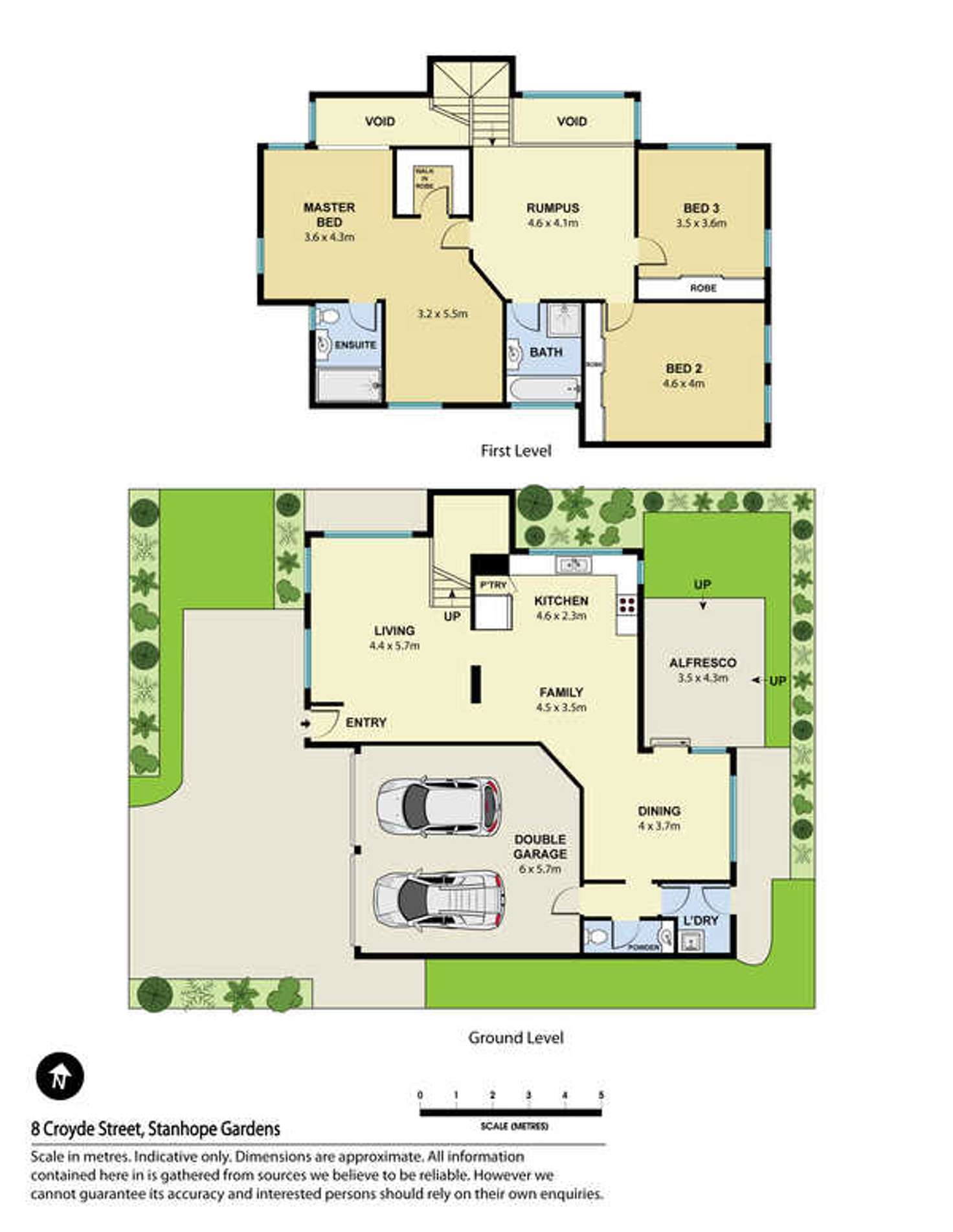 Floorplan of Homely house listing, 8 Croyde Street, Stanhope Gardens NSW 2768