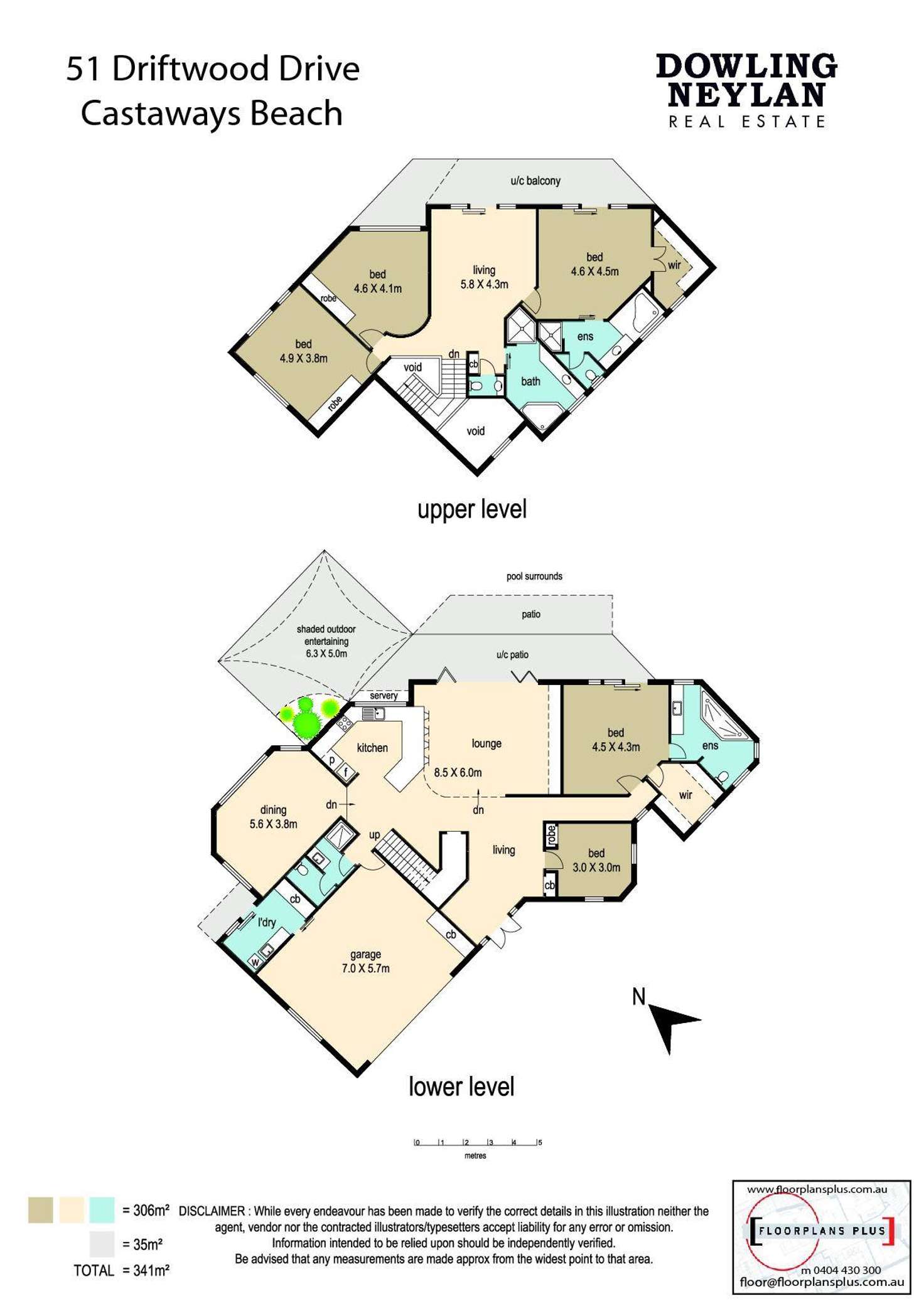 Floorplan of Homely house listing, 51 Driftwood Drive, Castaways Beach QLD 4567