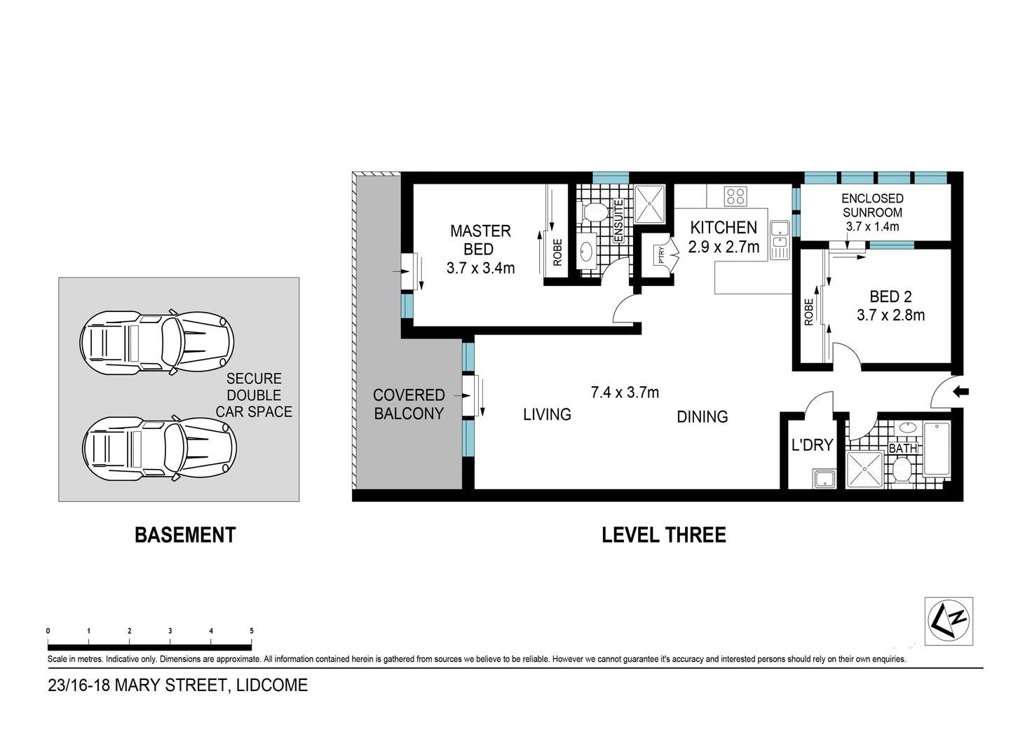 Floorplan of Homely apartment listing, 23/16-18 Mary Street, Lidcombe NSW 2141