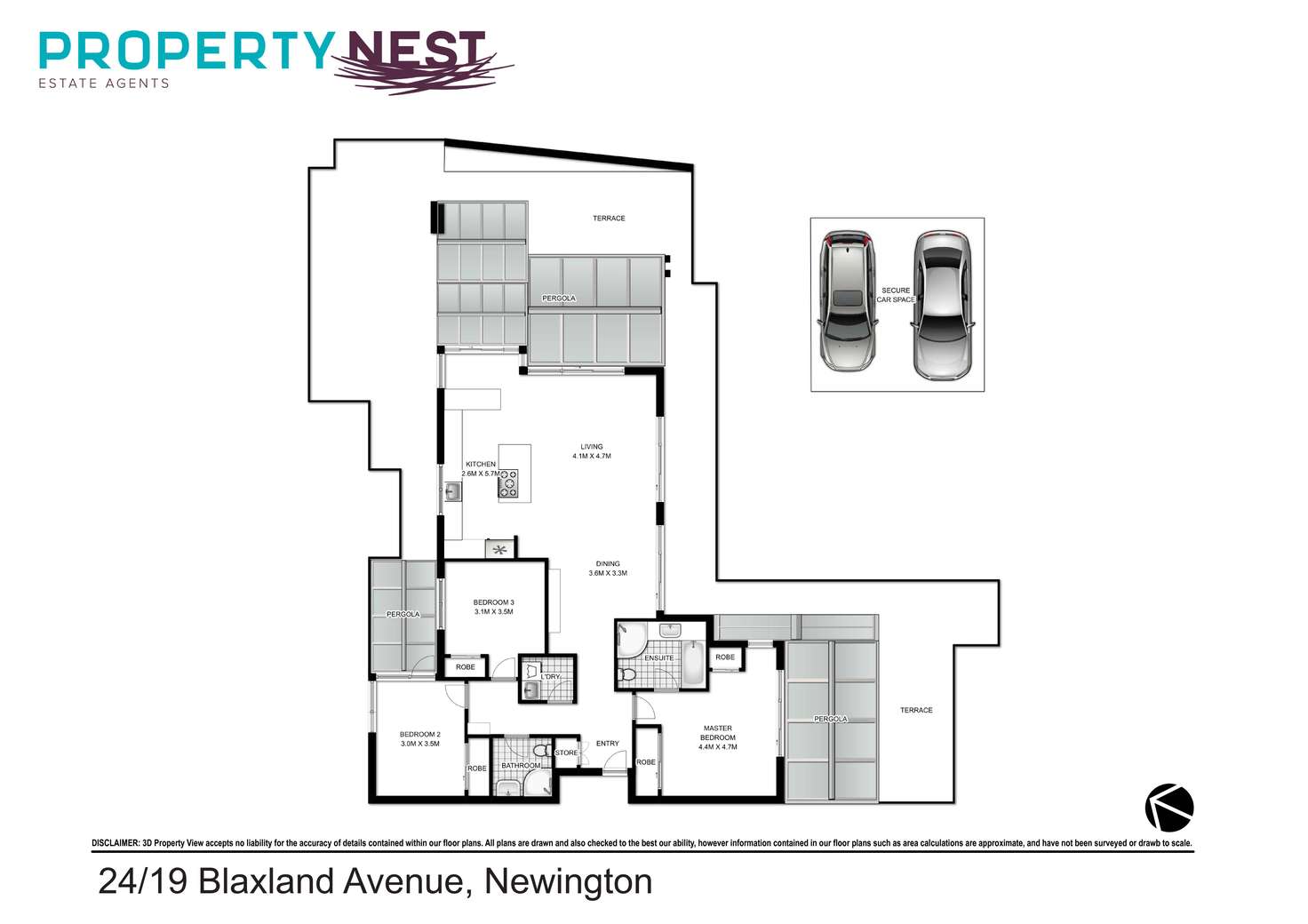 Floorplan of Homely apartment listing, 24/19 Blaxland Avenue, Newington NSW 2127