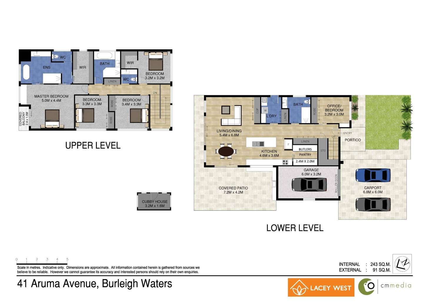 Floorplan of Homely house listing, 41 Aruma Avenue, Burleigh Waters QLD 4220