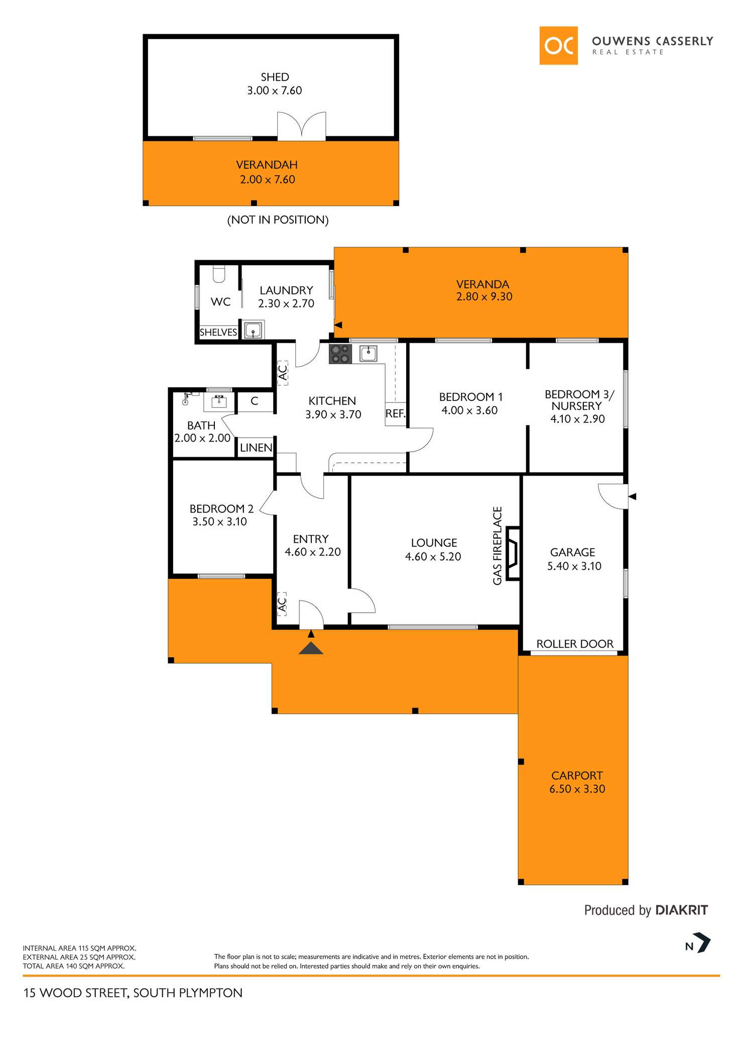 Floorplan of Homely house listing, 15 Wood Street, South Plympton SA 5038