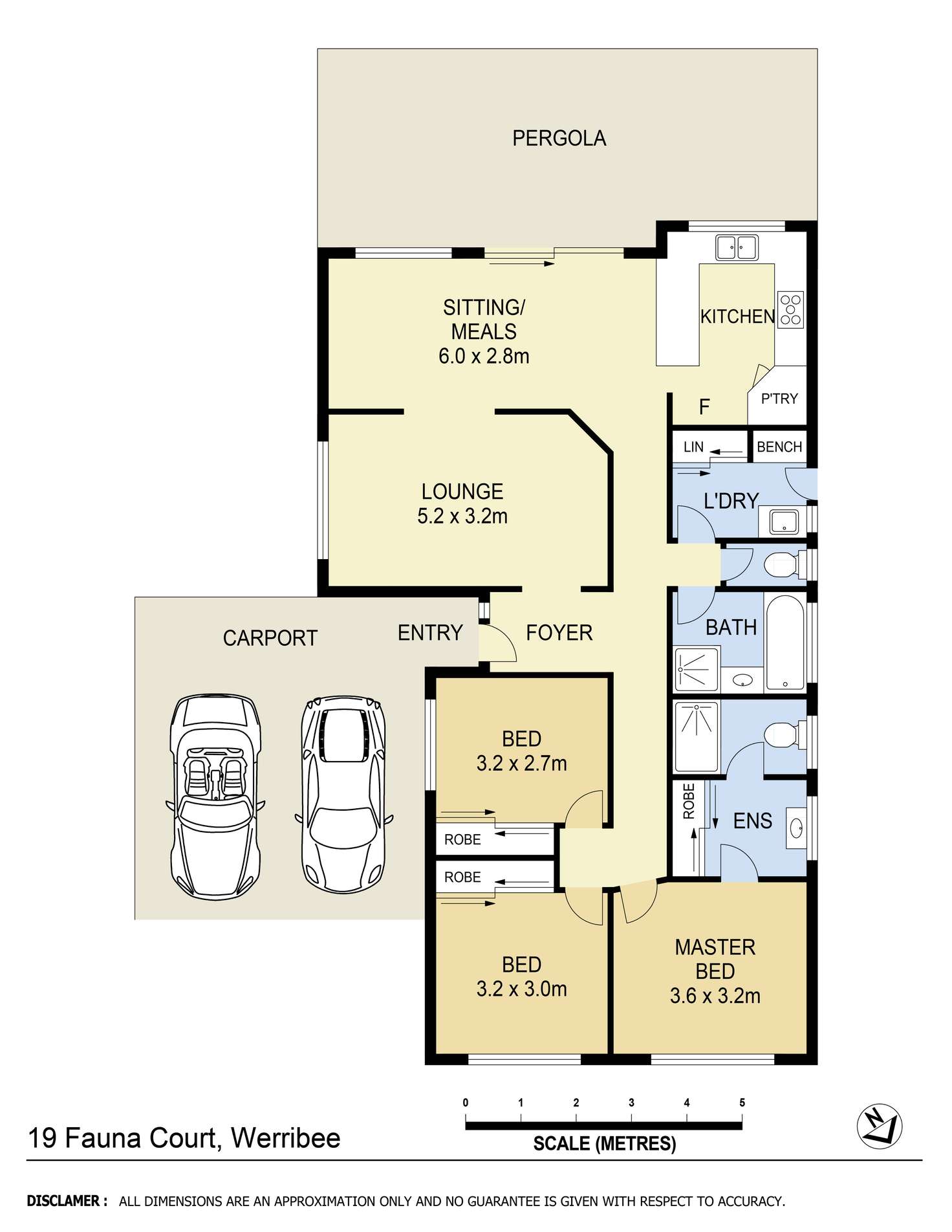 Floorplan of Homely house listing, 19 Fauna Court, Werribee VIC 3030