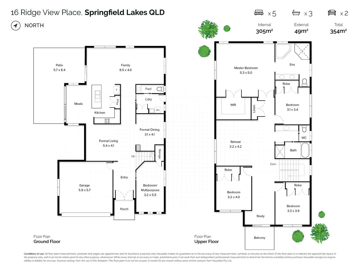 Floorplan of Homely house listing, 16 Ridge View Place, Springfield Lakes QLD 4300