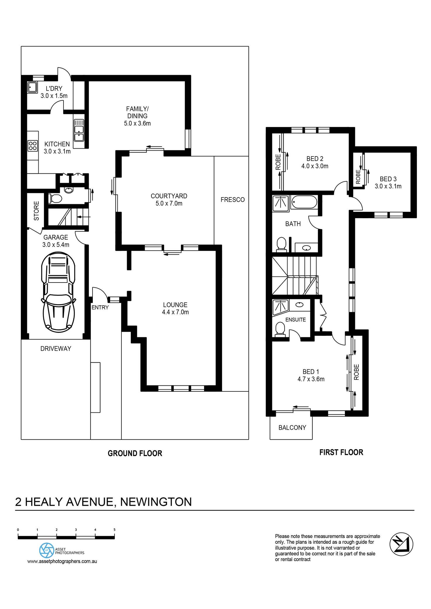 Floorplan of Homely house listing, 2 Healy Avenue, Newington NSW 2127