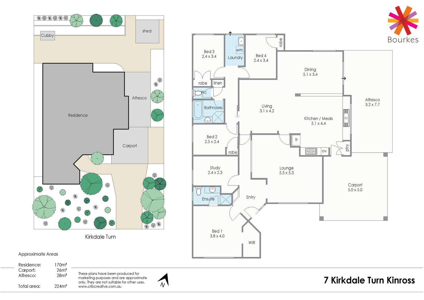 Floorplan of Homely house listing, 7 Kirkdale Turn, Kinross WA 6028