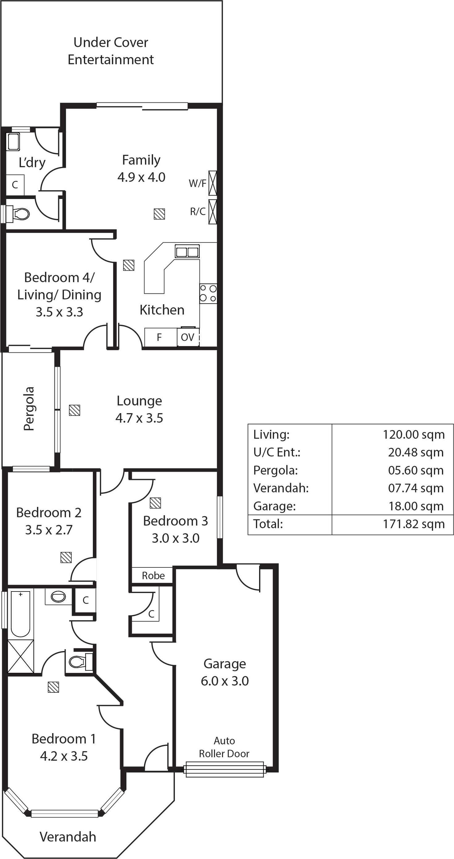 Floorplan of Homely house listing, 14B Dunkley Avenue, Firle SA 5070