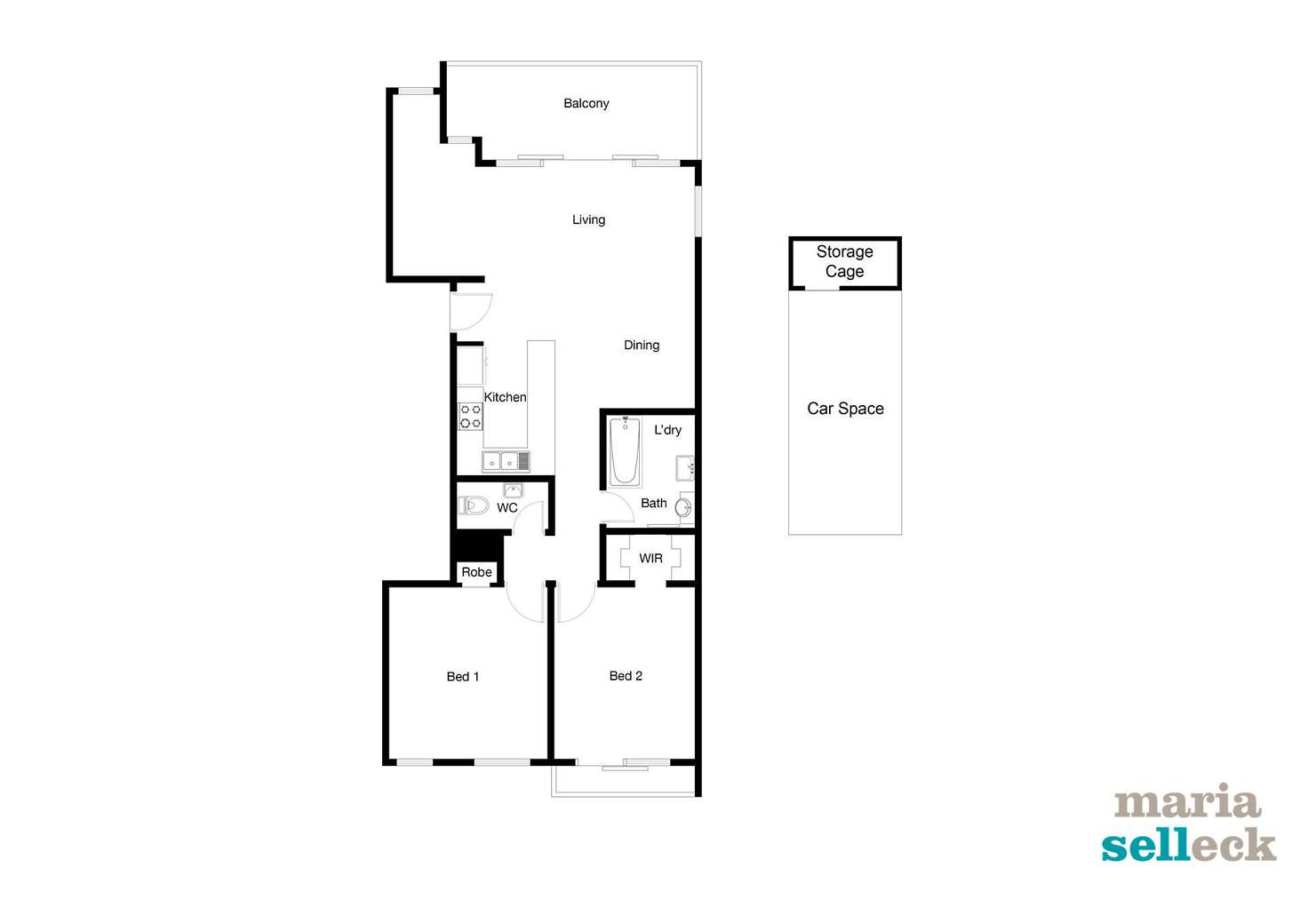 Floorplan of Homely apartment listing, 19/1 Tauss Place, Bruce ACT 2617