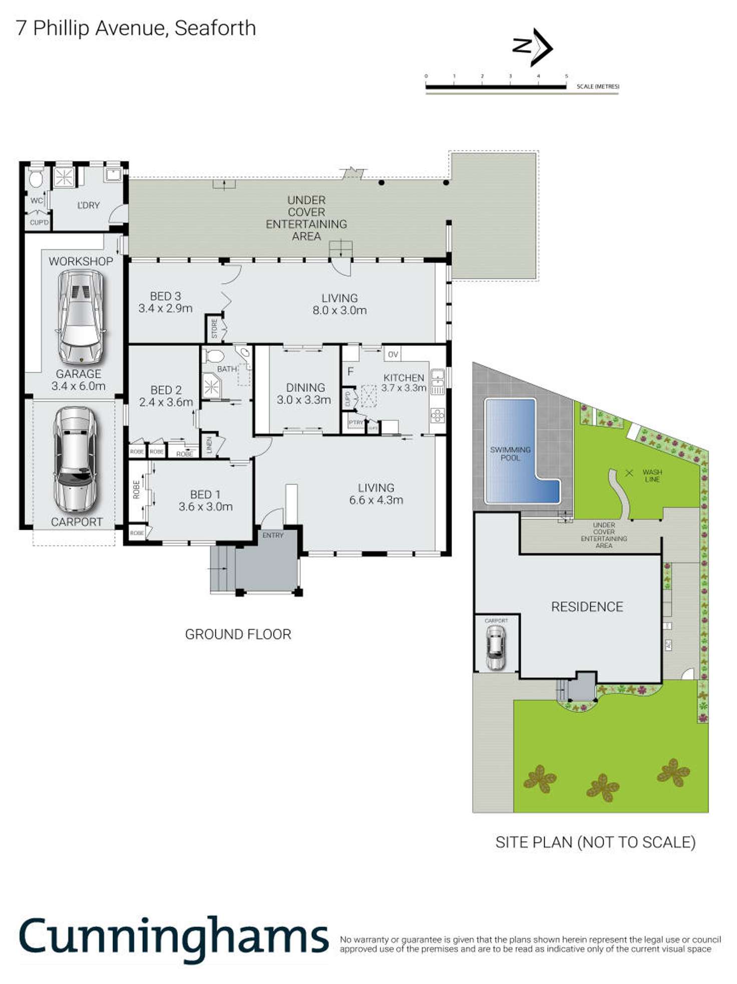 Floorplan of Homely house listing, 7 Phillip Avenue, Seaforth NSW 2092