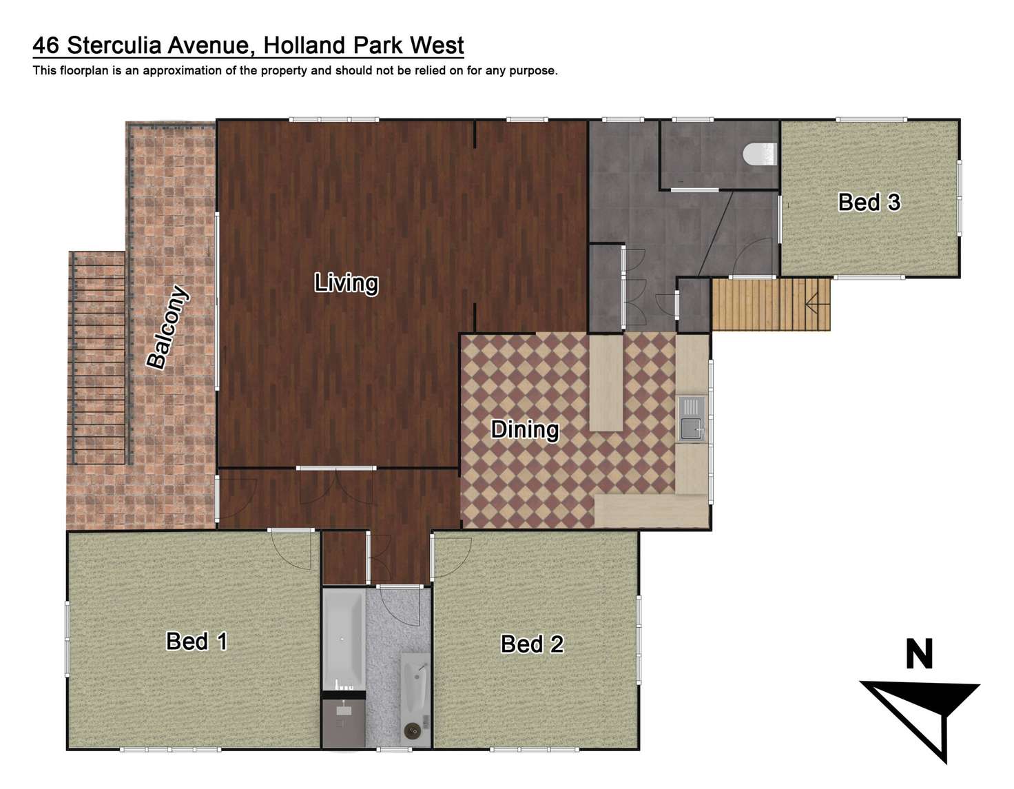 Floorplan of Homely house listing, 46 Sterculia Avenue, Holland Park West QLD 4121