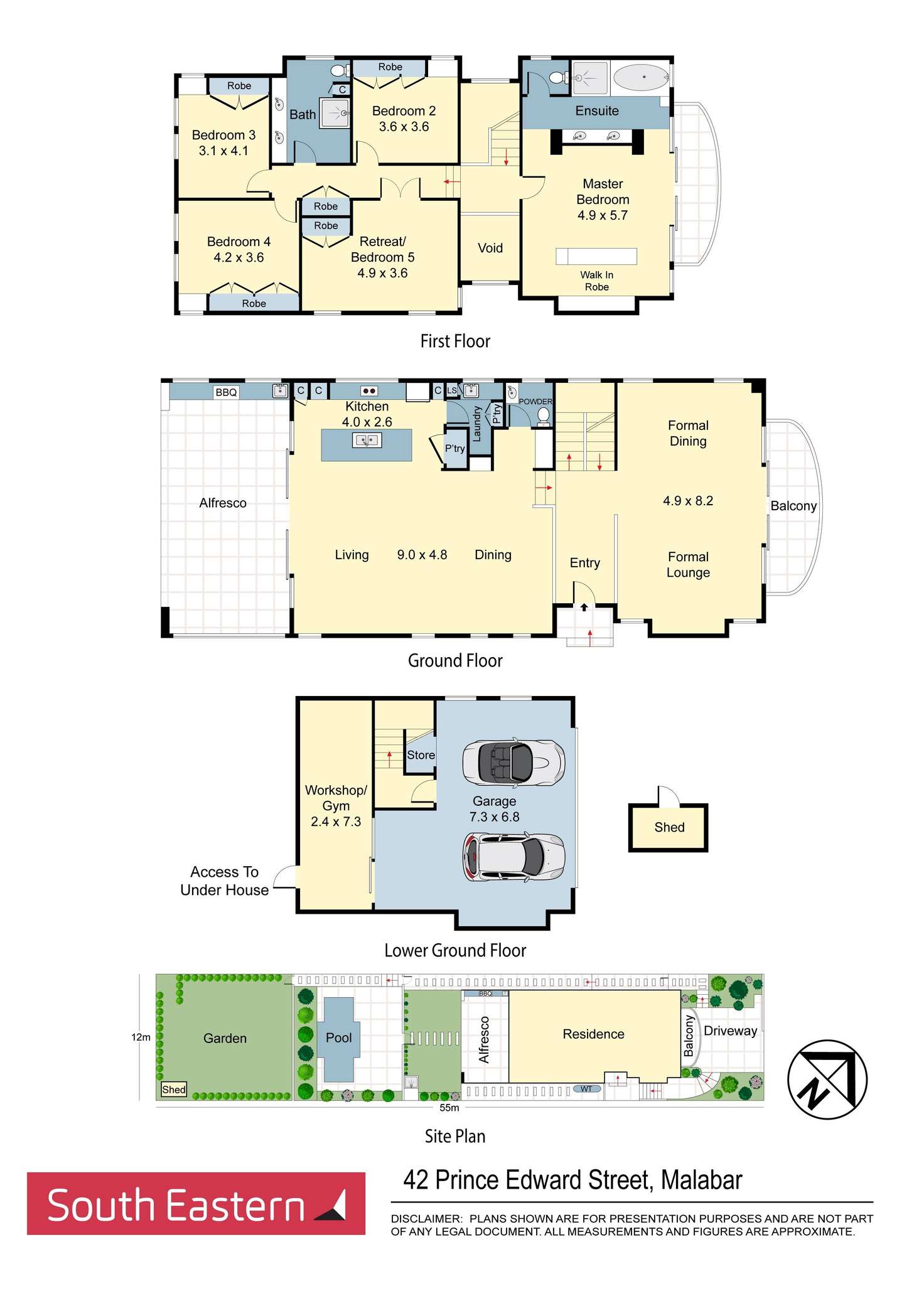 Floorplan of Homely house listing, 42 Prince Edward Street, Malabar NSW 2036