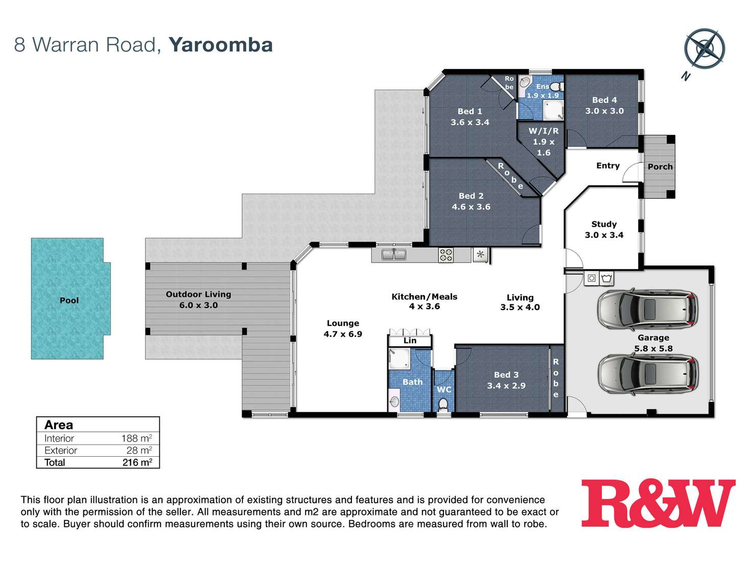 Floorplan of Homely house listing, 8 Warran Road, Yaroomba QLD 4573