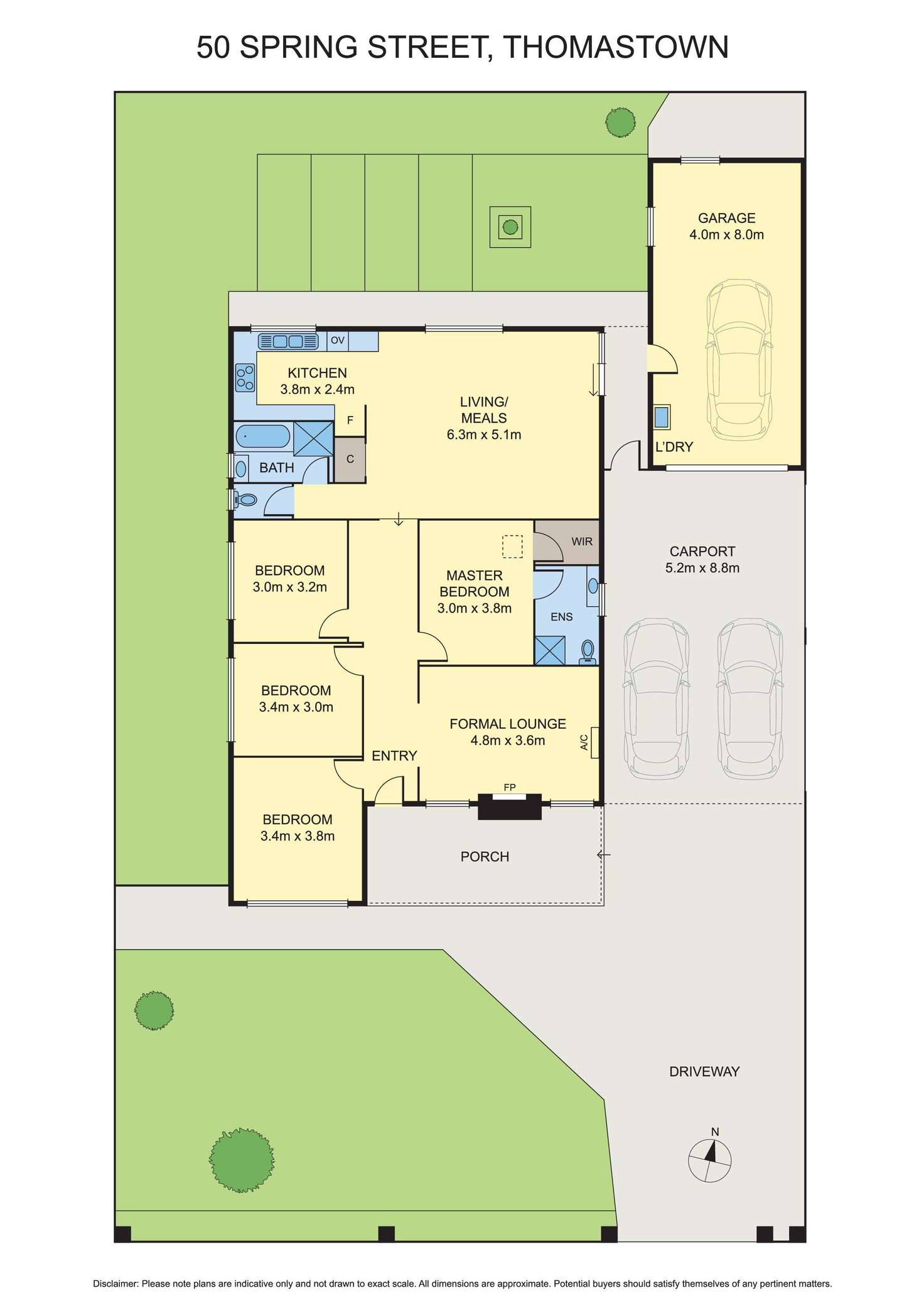 Floorplan of Homely house listing, 50 Spring Street, Thomastown VIC 3074