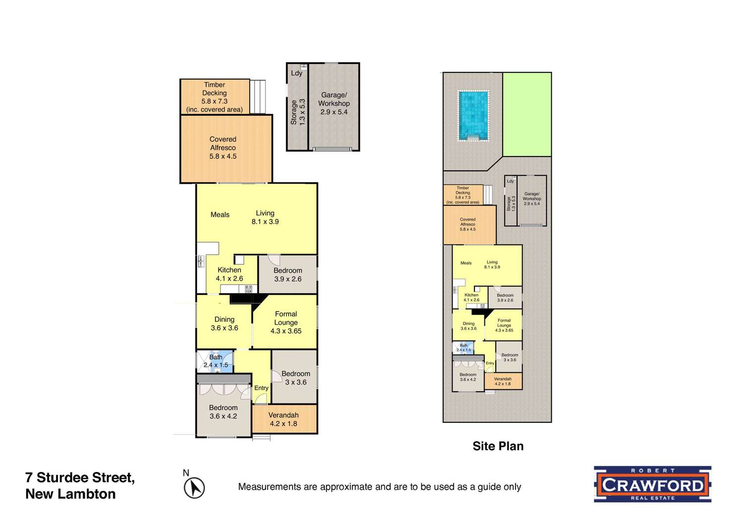 Floorplan of Homely house listing, 7 Sturdee Street, New Lambton NSW 2305