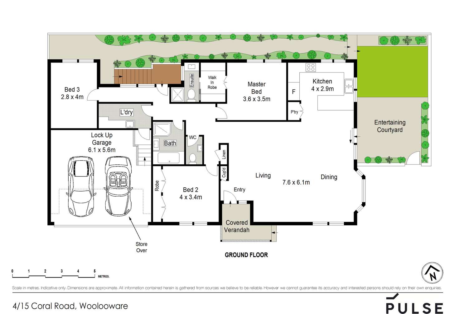 Floorplan of Homely villa listing, 4/15-17 Coral Road, Woolooware NSW 2230