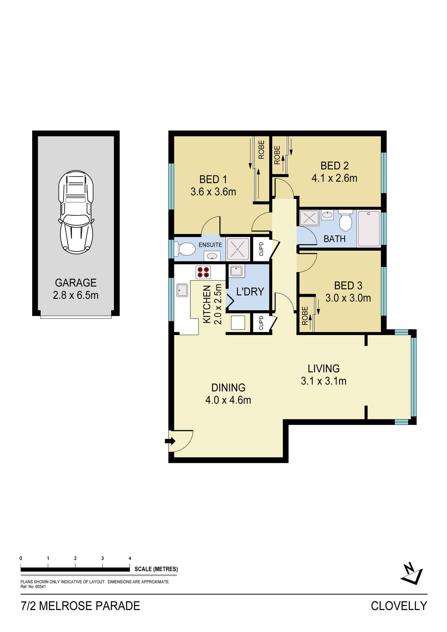 Floorplan of Homely apartment listing, 7/2 Melrose Parade, Clovelly NSW 2031