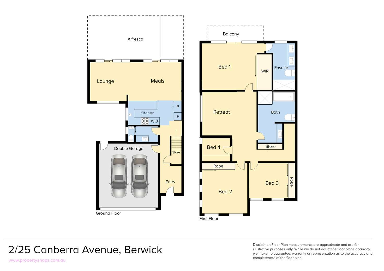 Floorplan of Homely house listing, 2/25 Canberra Avenue, Berwick VIC 3806
