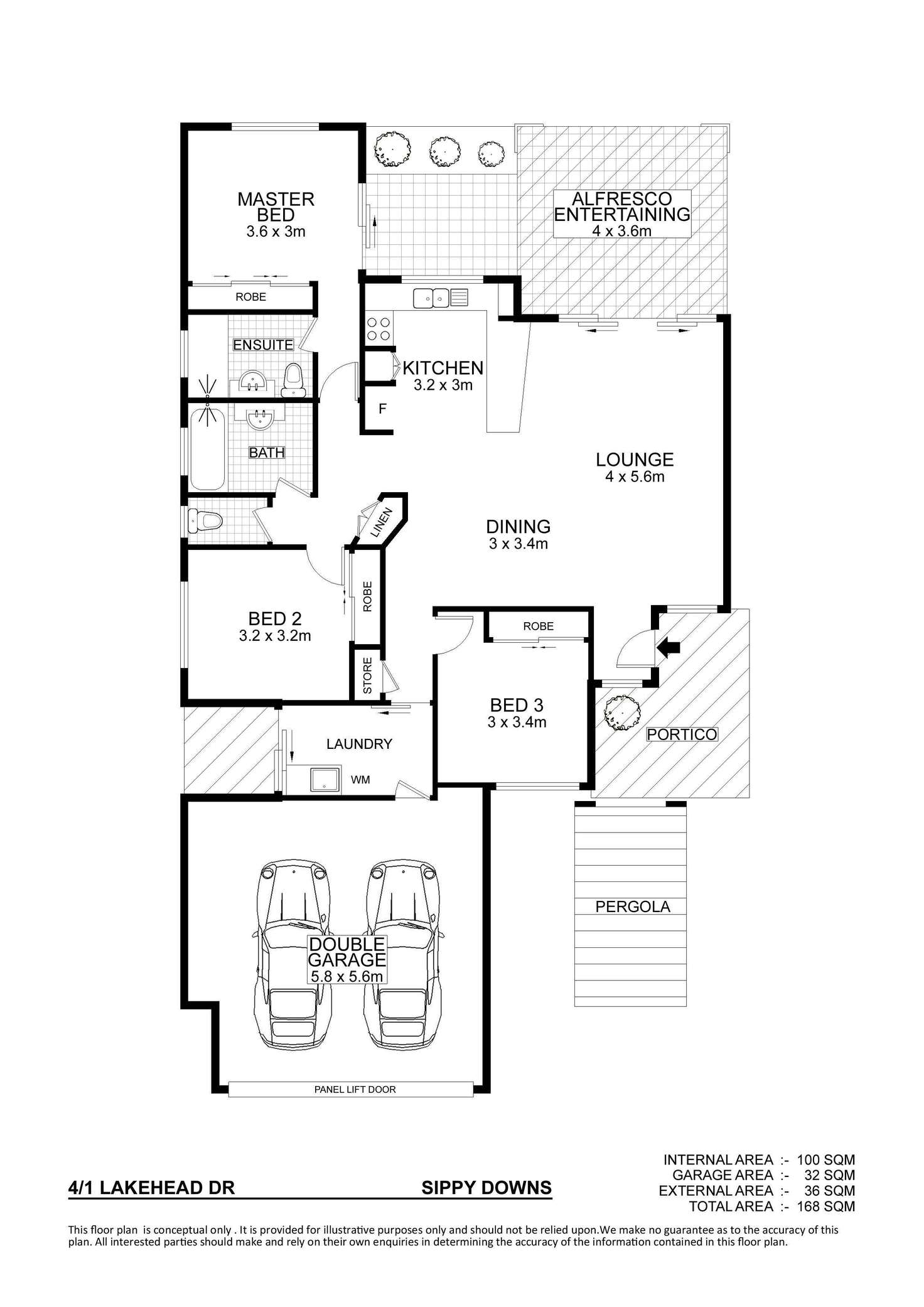 Floorplan of Homely unit listing, 4/1 Lakehead Drive, Sippy Downs QLD 4556