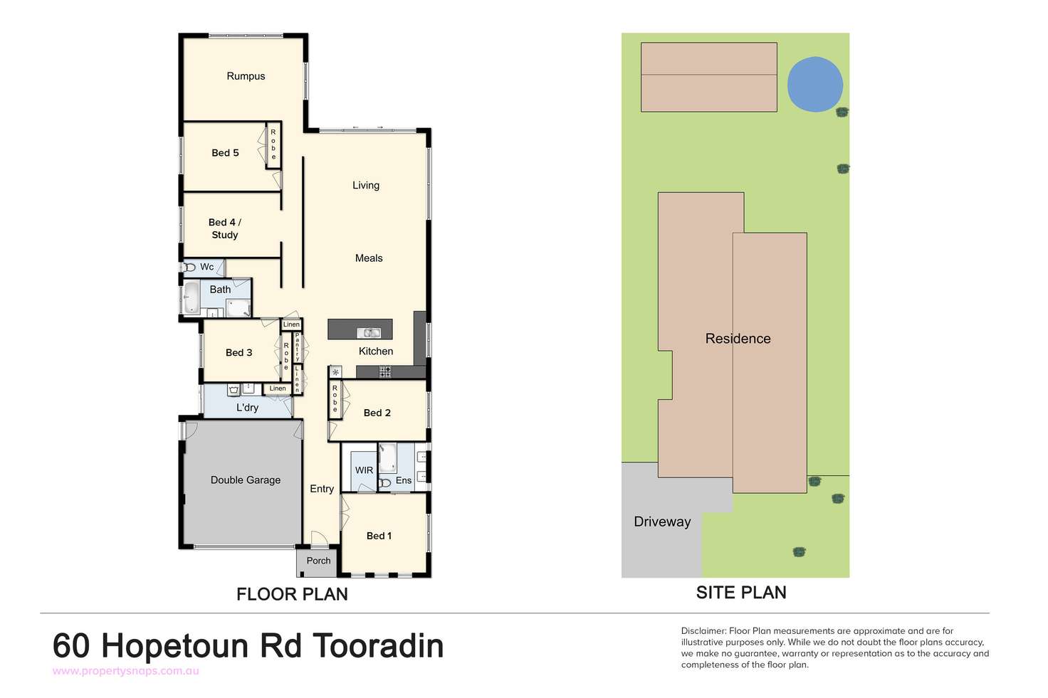 Floorplan of Homely house listing, 60 Hopetoun Road, Tooradin VIC 3980