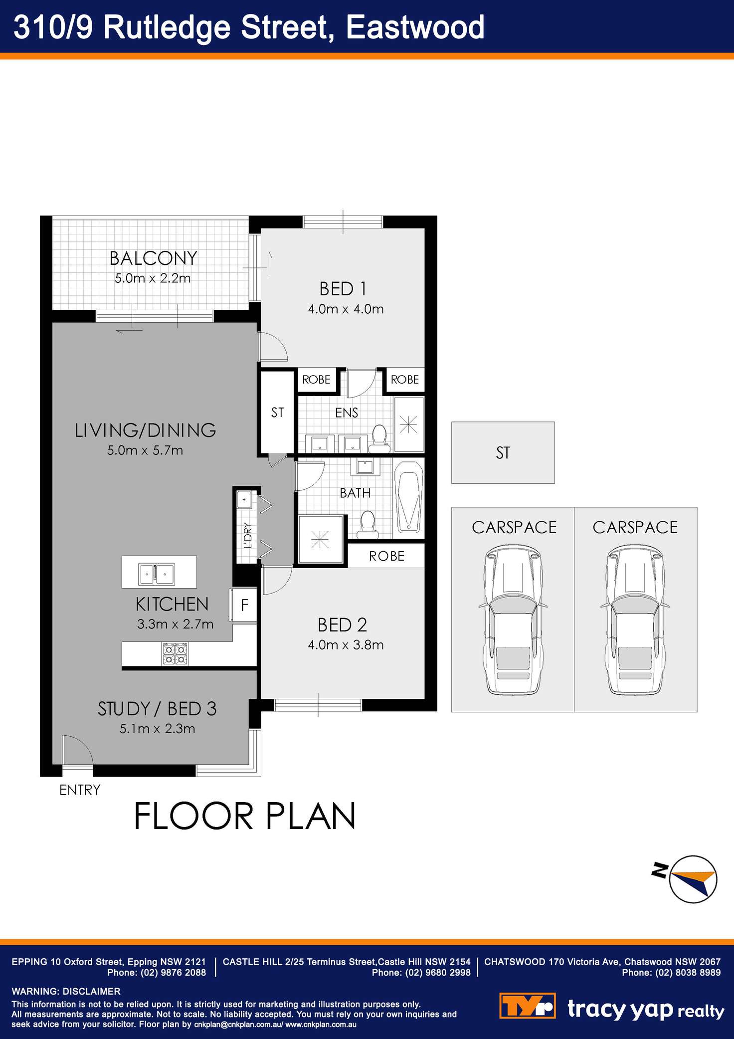 Floorplan of Homely apartment listing, 310/9 Rutledge Street, Eastwood NSW 2122