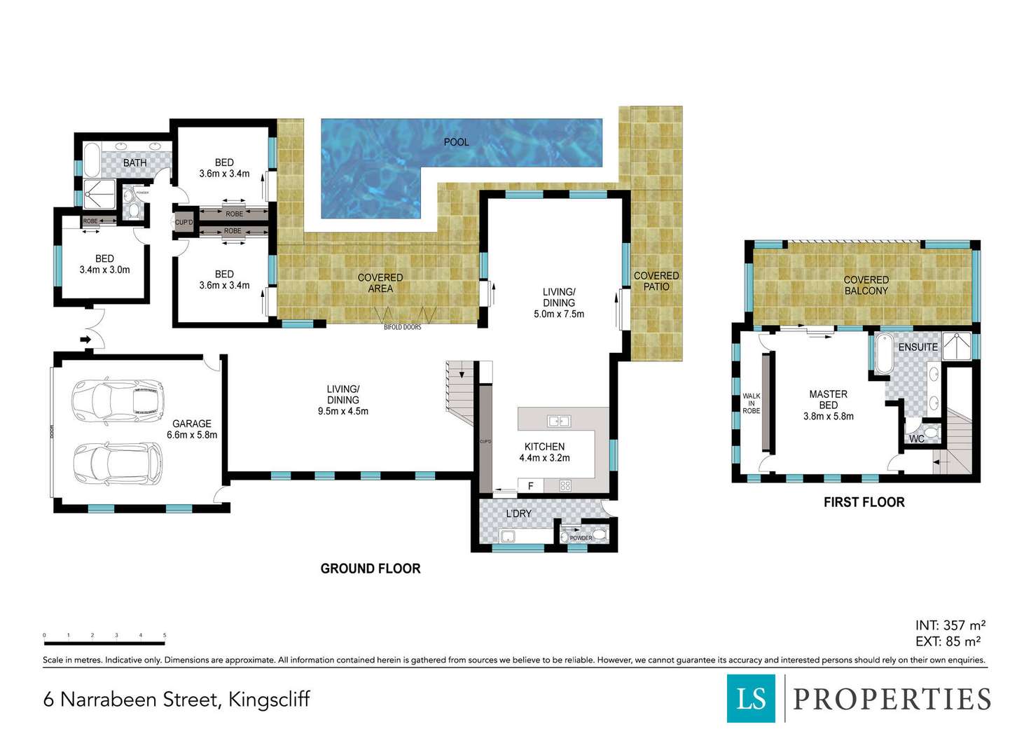 Floorplan of Homely house listing, 6 Narrabeen Street, Kingscliff NSW 2487