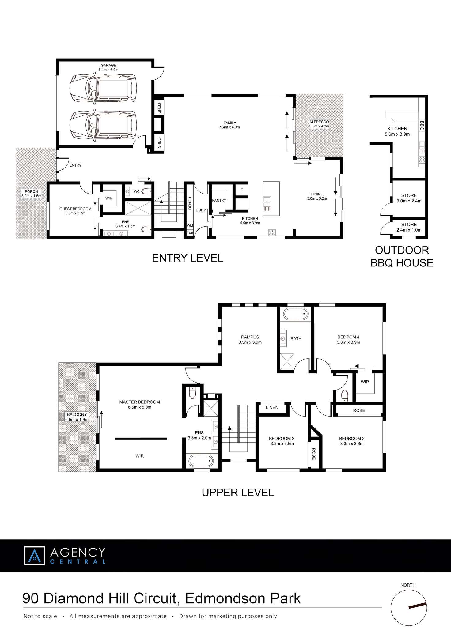 Floorplan of Homely house listing, 90 Diamond Hill Circuit, Edmondson Park NSW 2174