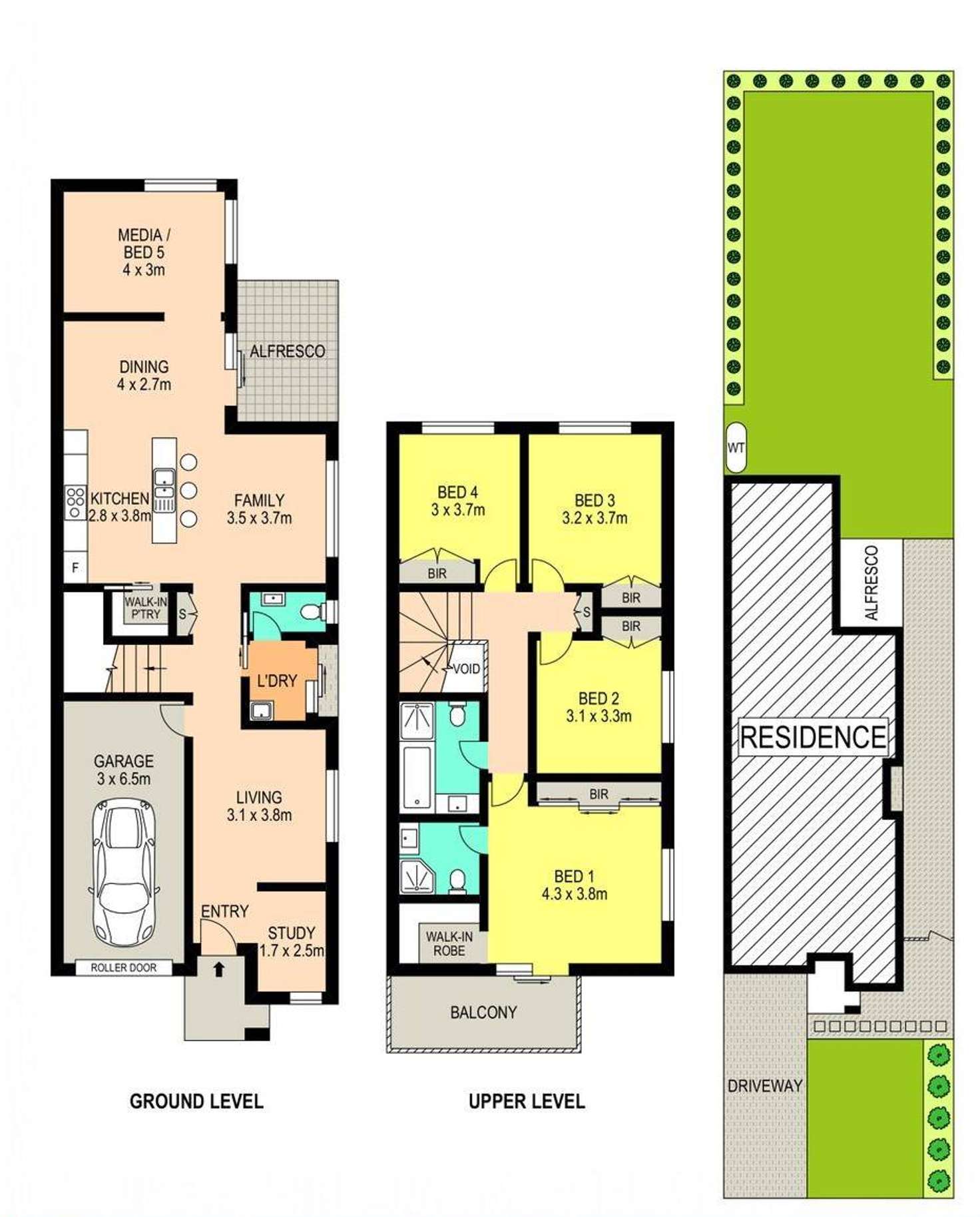 Floorplan of Homely semiDetached listing, 7C Reynolds Street, Old Toongabbie NSW 2146