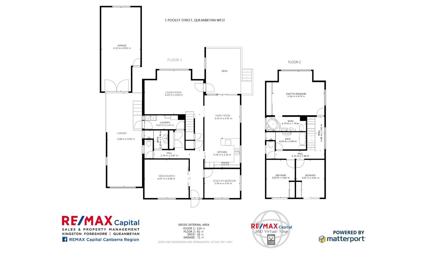 Floorplan of Homely house listing, 5 Pooley Street, Queanbeyan NSW 2620