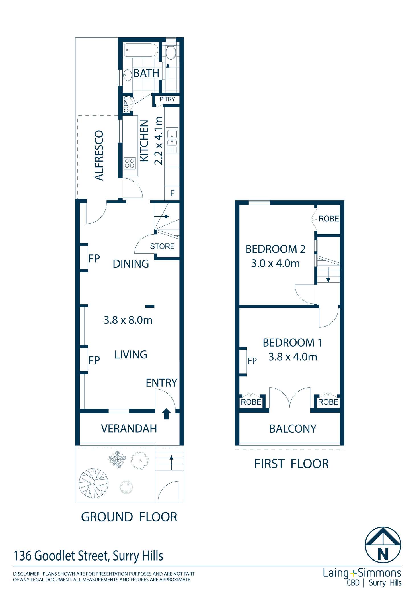Floorplan of Homely house listing, 136 Goodlet Street, Surry Hills NSW 2010