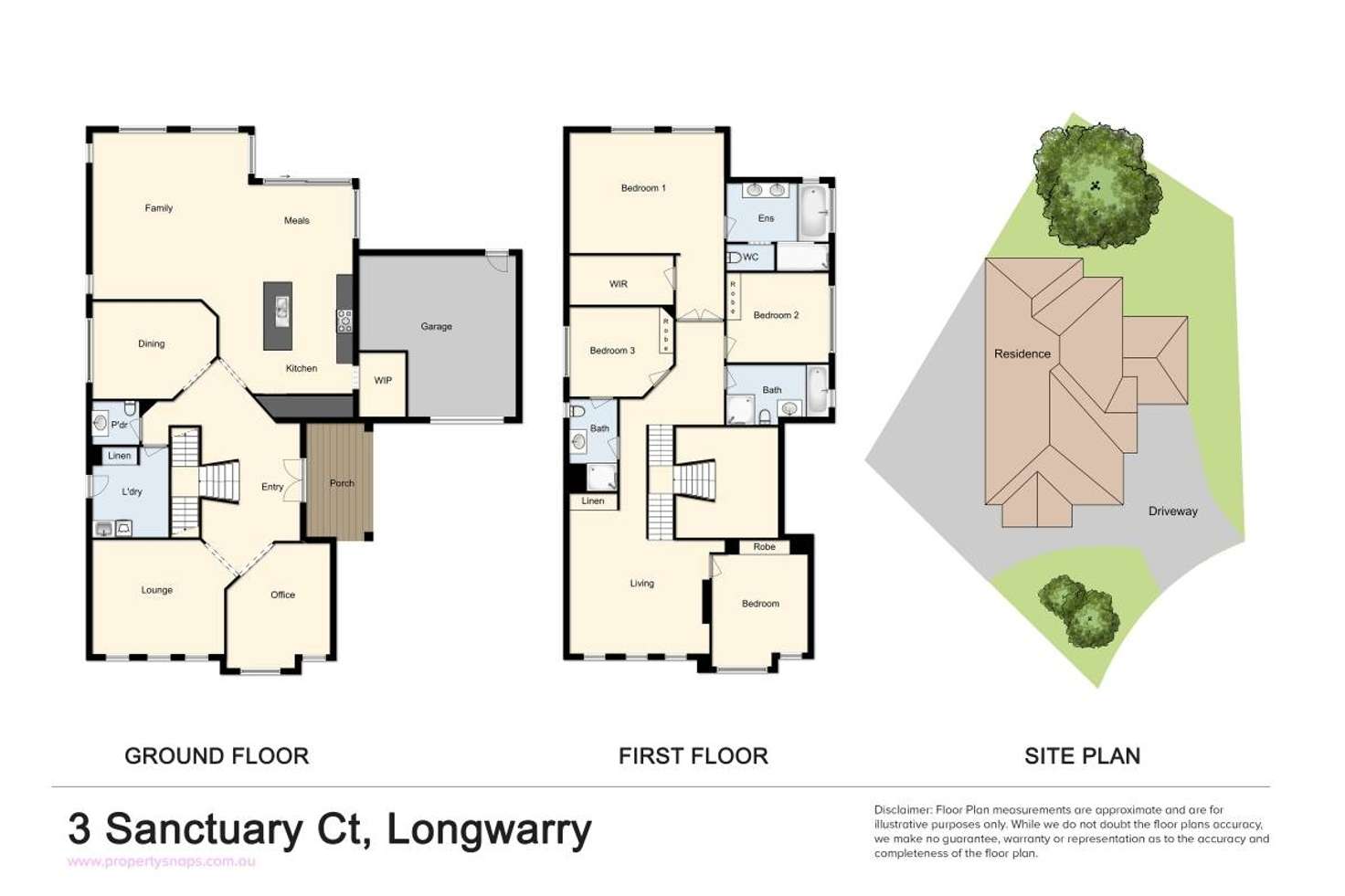 Floorplan of Homely house listing, 3 Sanctuary Court, Longwarry VIC 3816