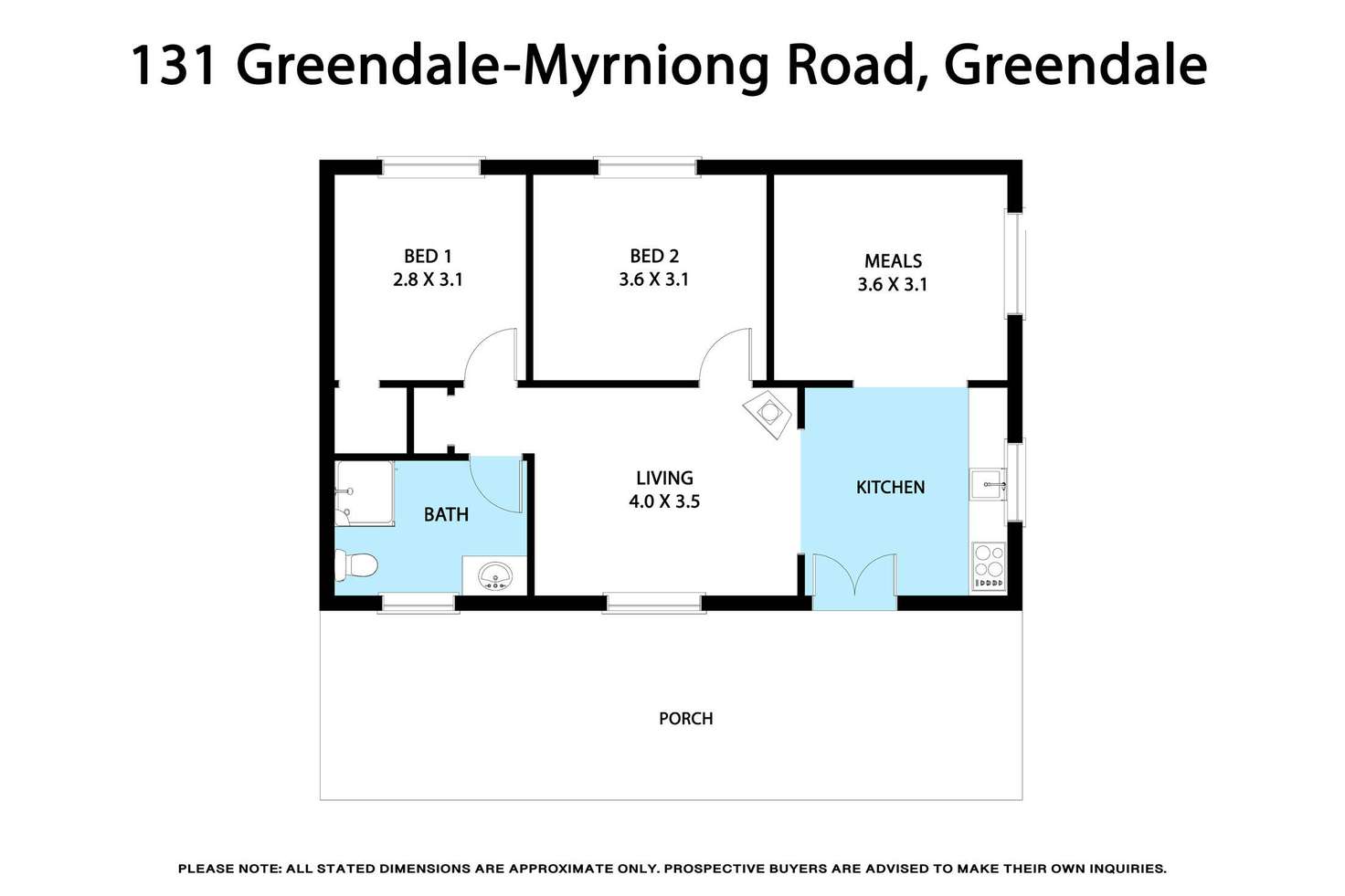 Floorplan of Homely house listing, 131 Greendale-Myrniong Road, Greendale VIC 3341