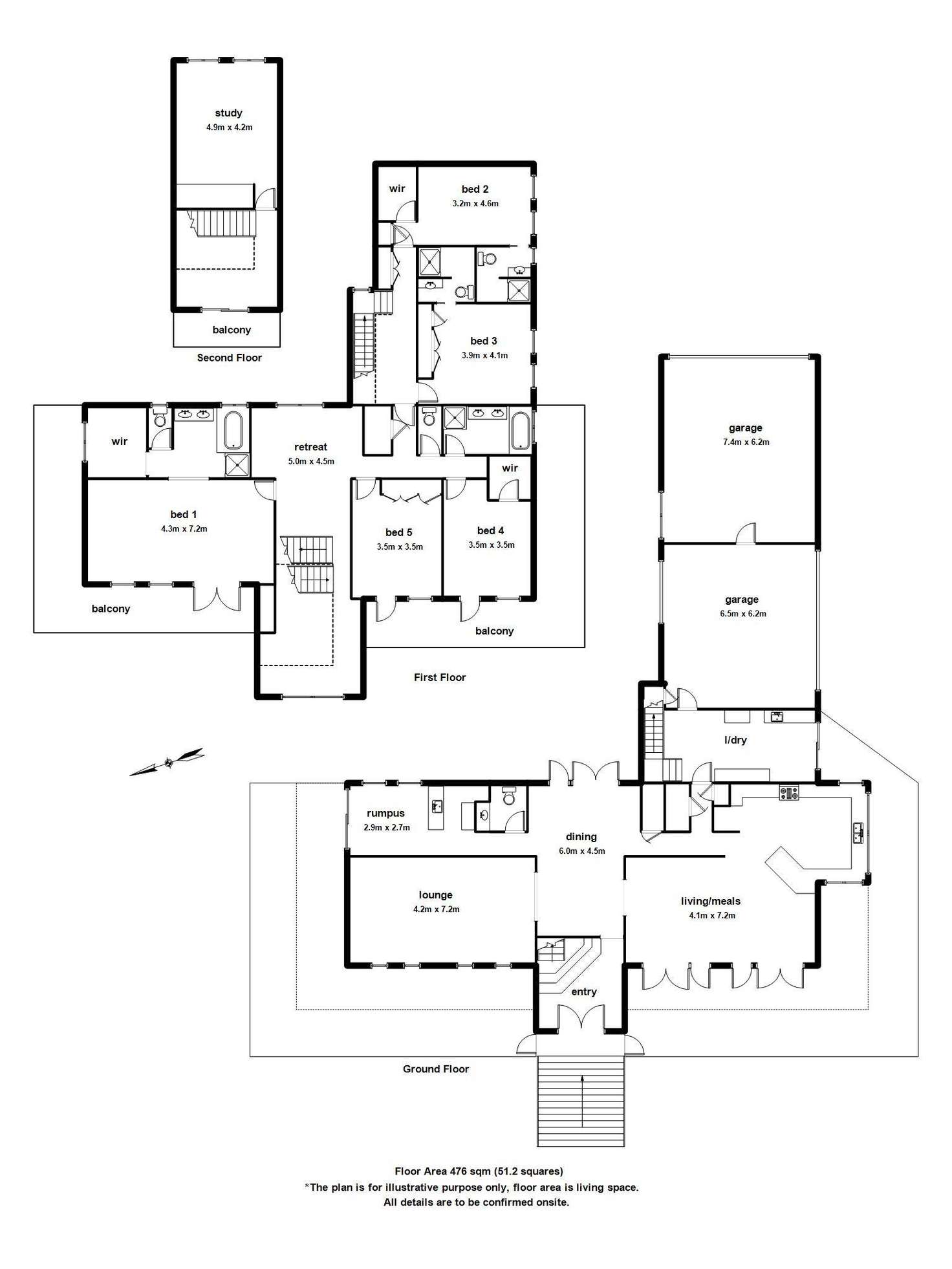 Floorplan of Homely house listing, 77 Grantulla Road, Menzies Creek VIC 3159