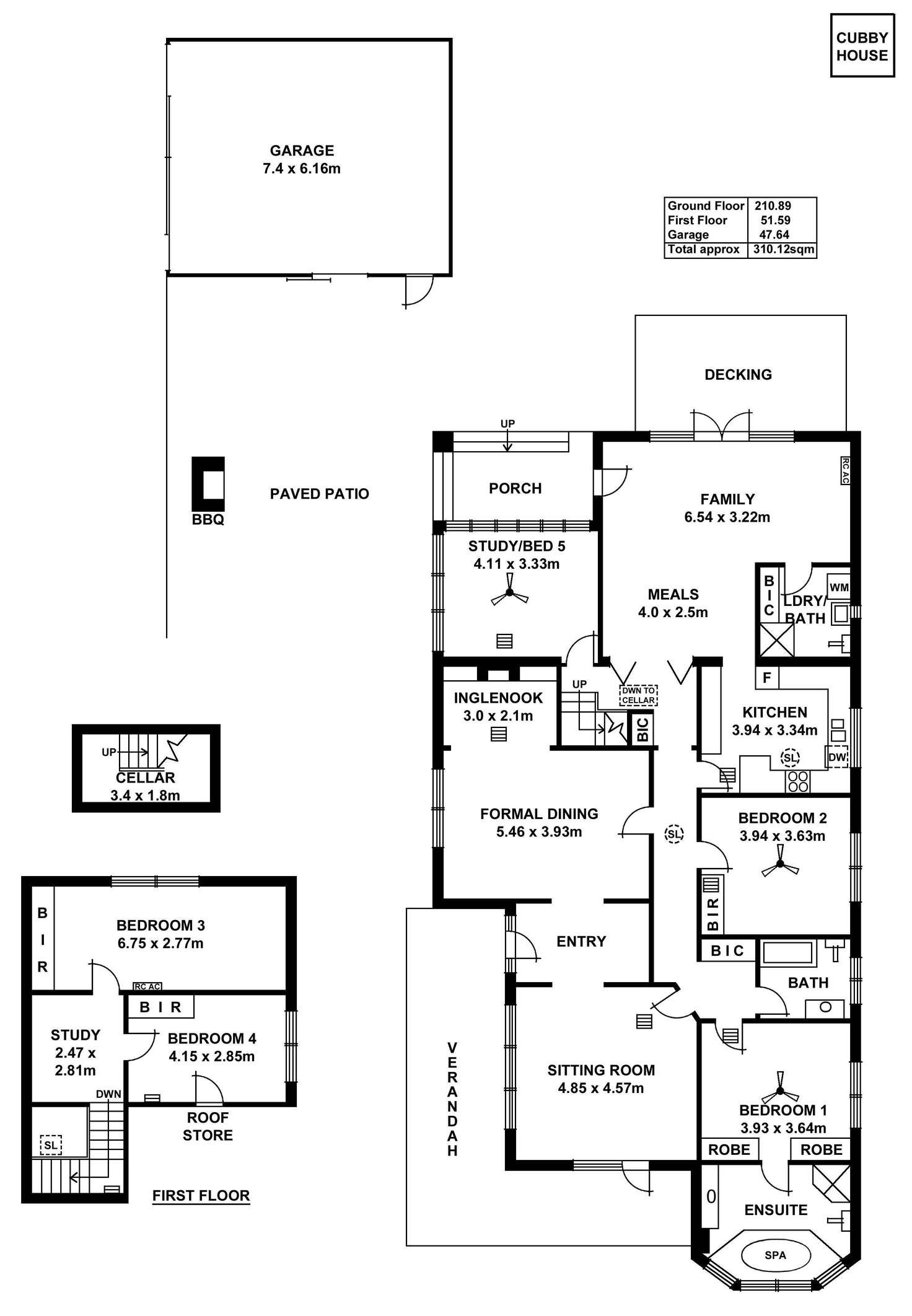 Floorplan of Homely house listing, 34 George Street, Hawthorn SA 5062
