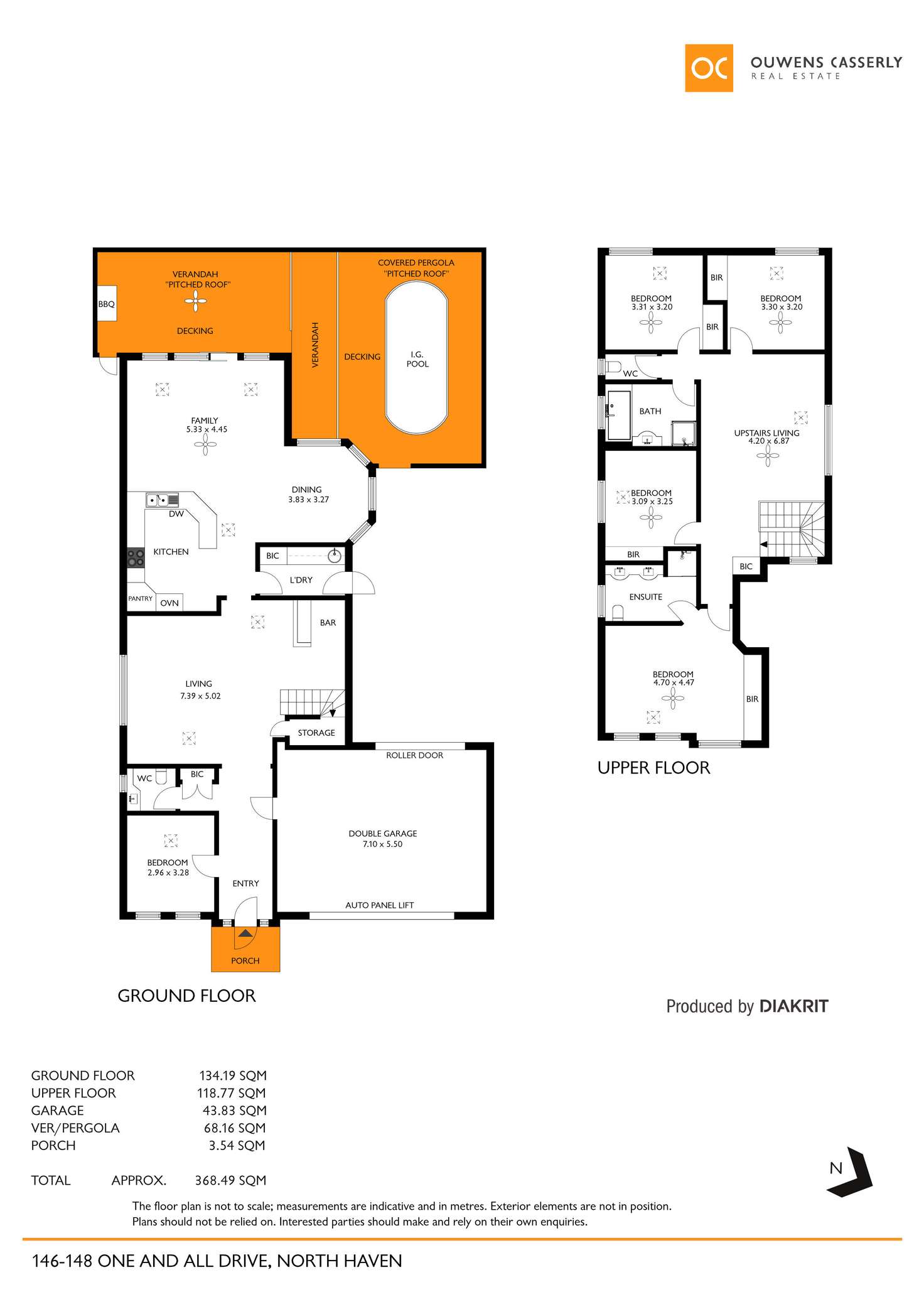 Floorplan of Homely house listing, 146-148 One And All Drive, North Haven SA 5018