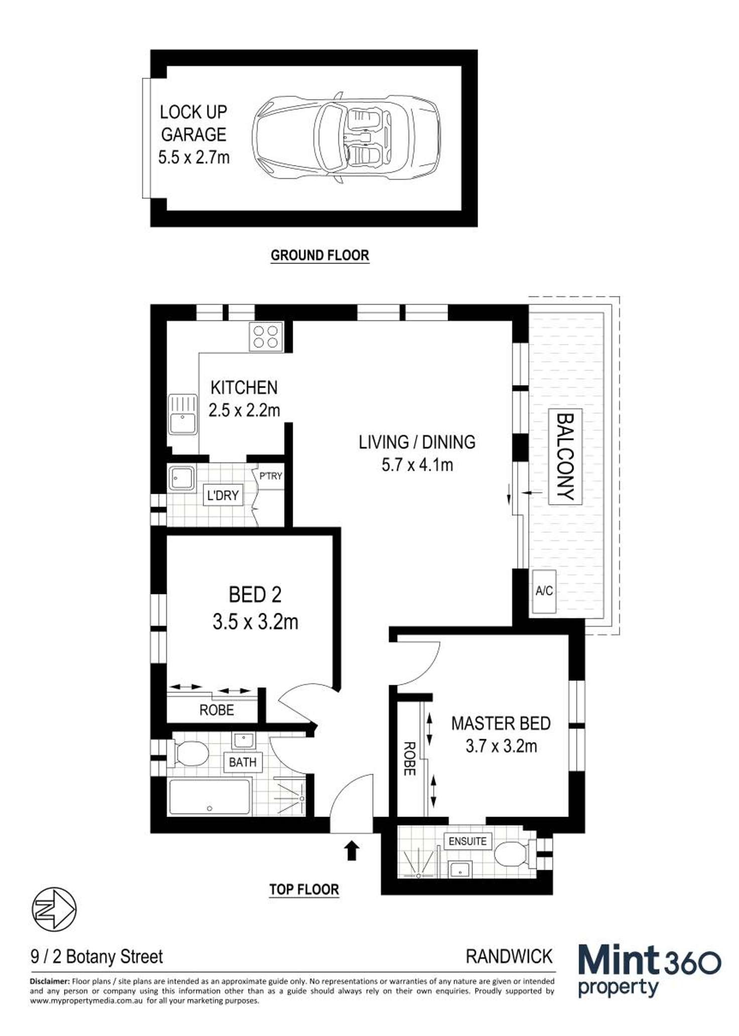 Floorplan of Homely apartment listing, 9/2 Botany Street, Randwick NSW 2031
