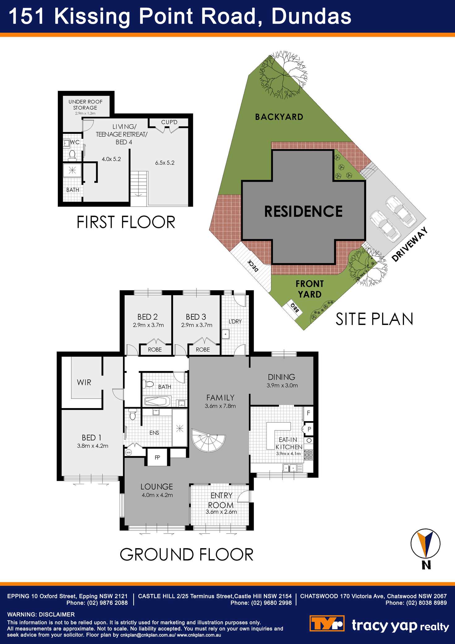 Floorplan of Homely house listing, 151 Kissing Point Road, Dundas NSW 2117