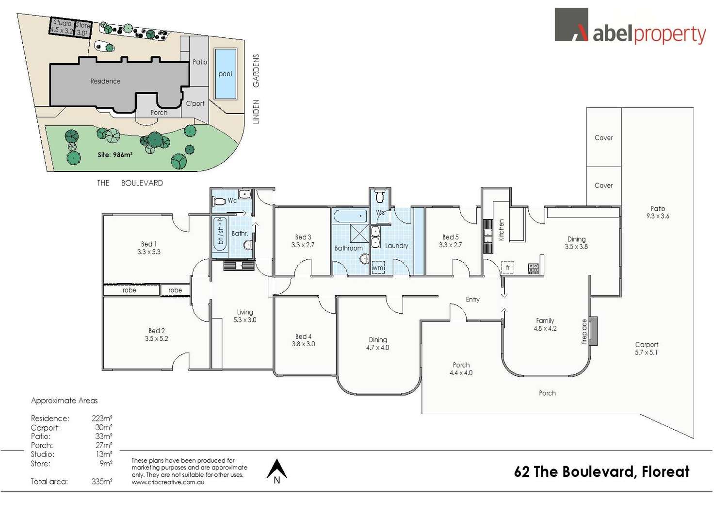 Floorplan of Homely house listing, 62 The Boulevard, Floreat WA 6014