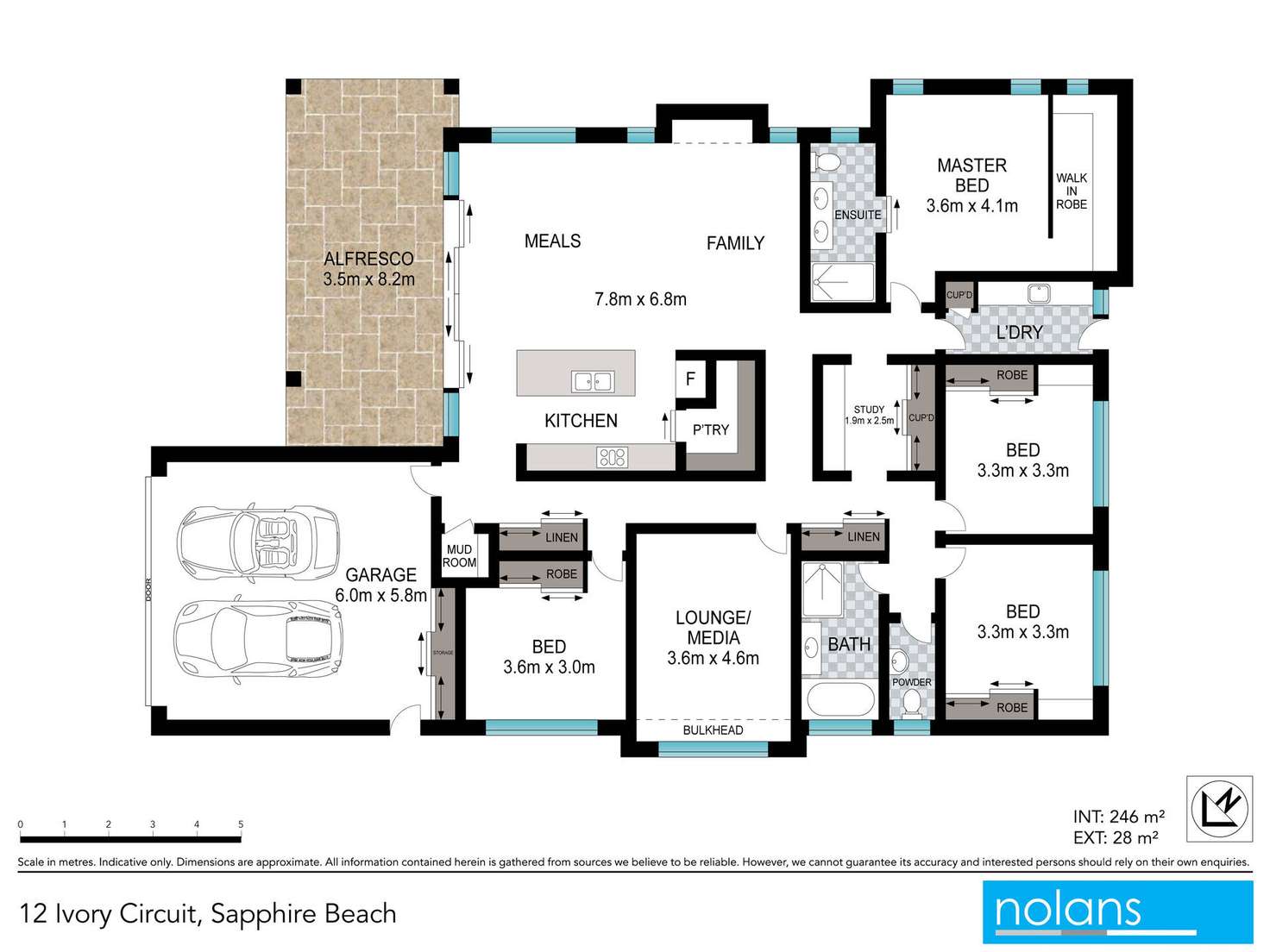 Floorplan of Homely house listing, 12 Ivory Circuit, Sapphire Beach NSW 2450
